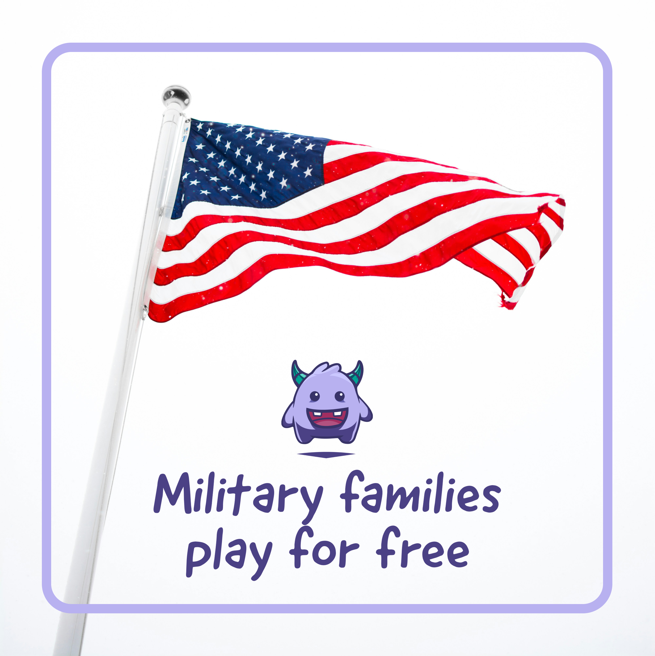 FREE play for veterans & their families