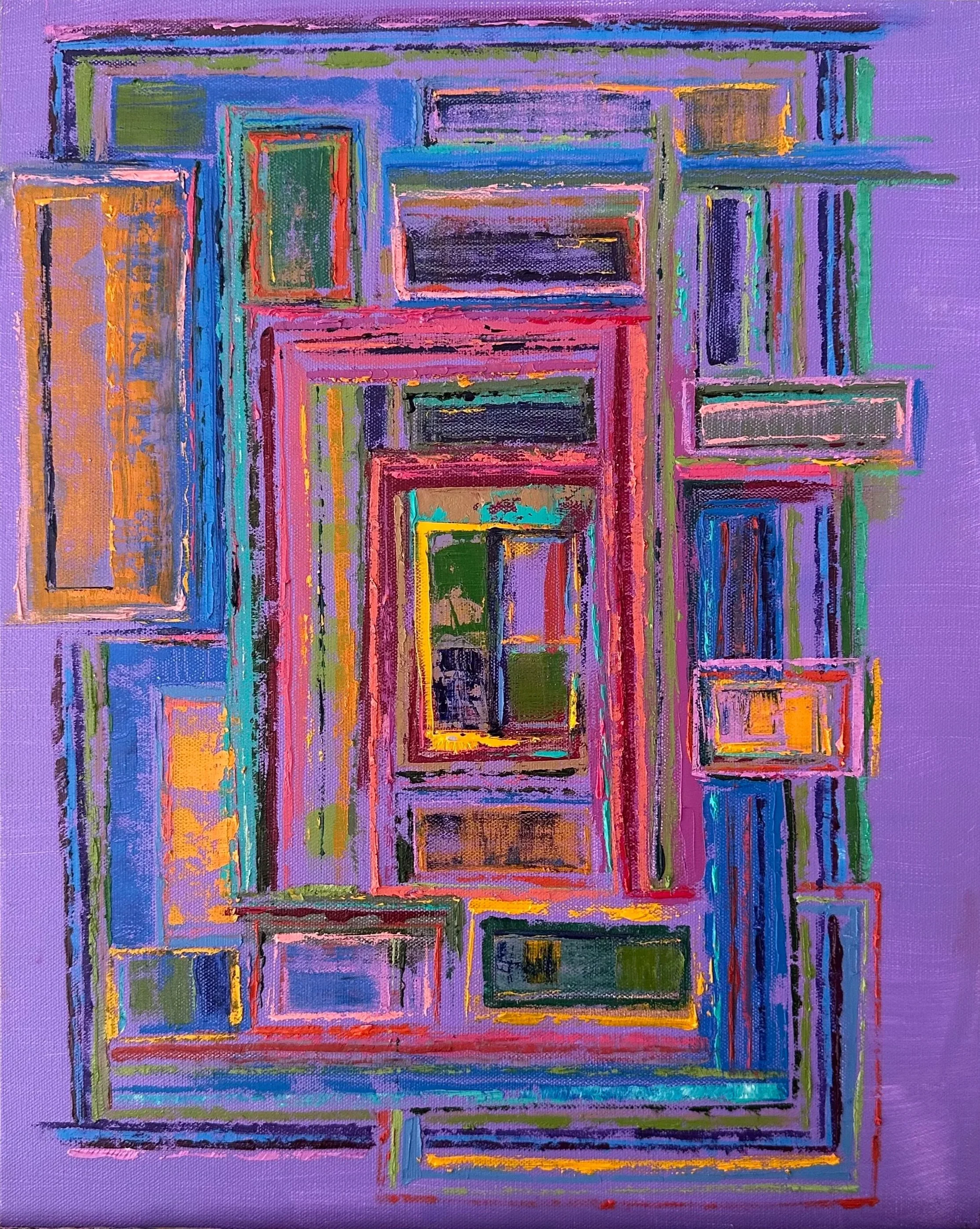  Doorways, 2025  
Oil & acrylic on canvas, NFS