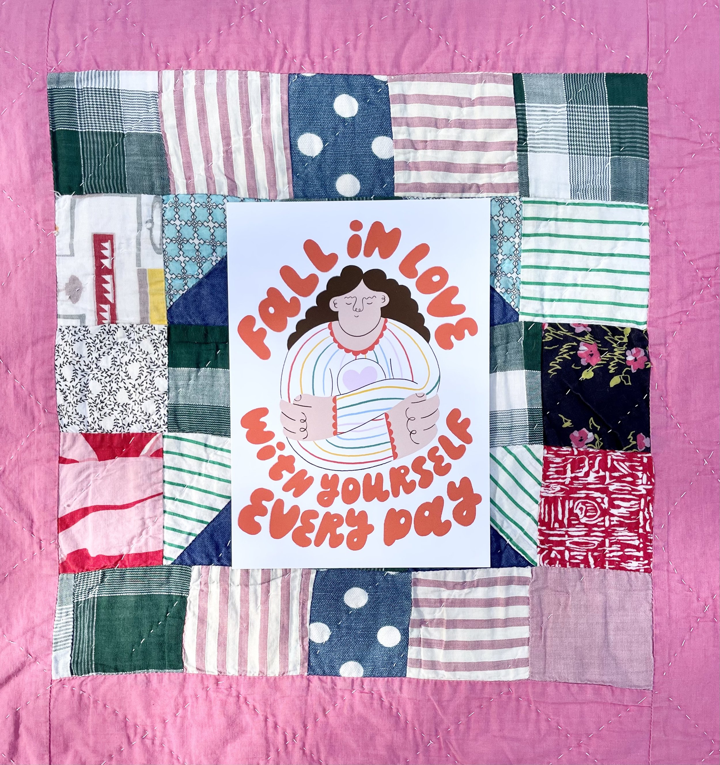 Fall in Love with Yourself Every Day 5x7 Frame.jpeg
