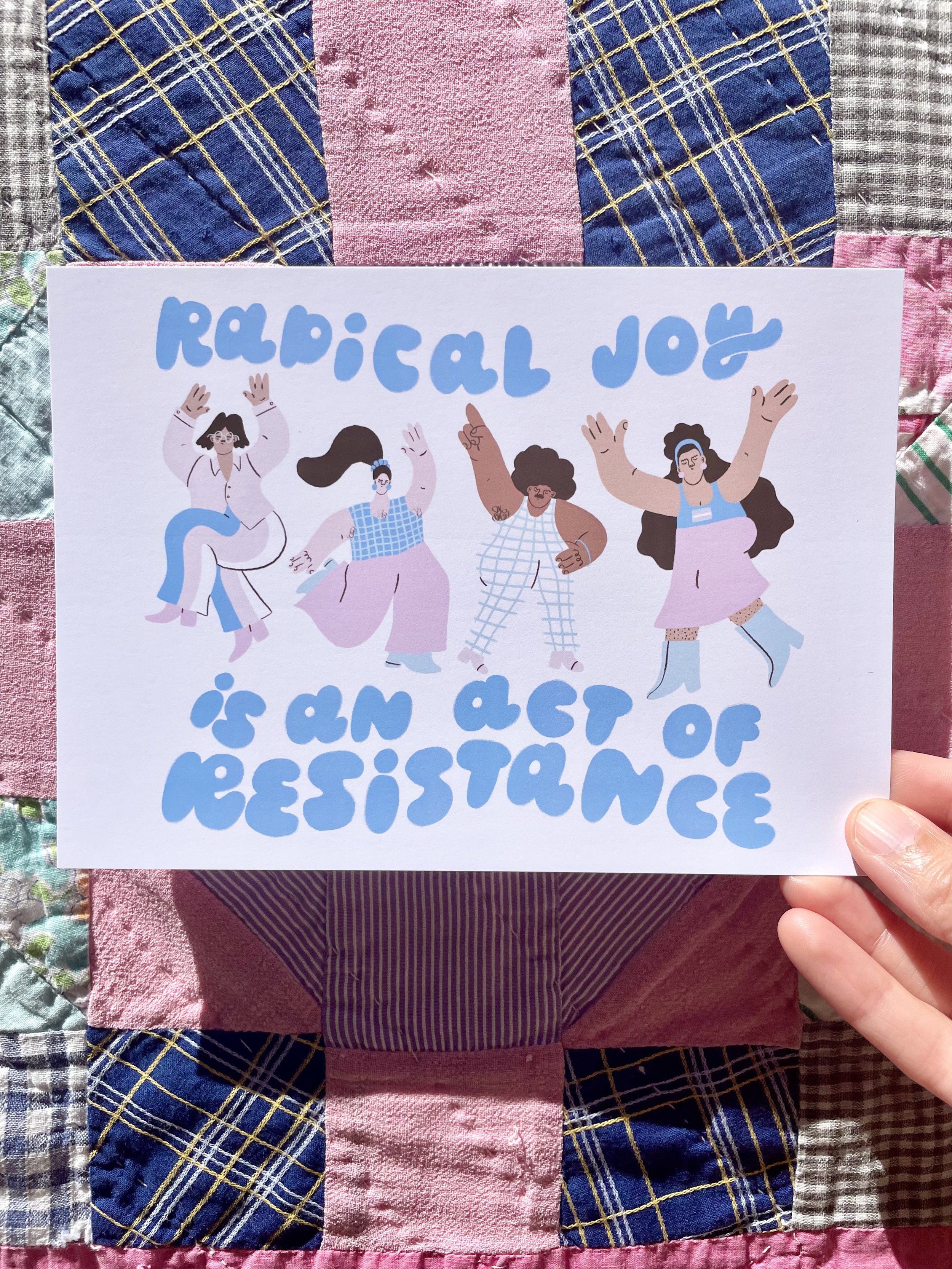 Radical Trans Joy is an Act of Resistance Print 5x7 Scale.jpeg