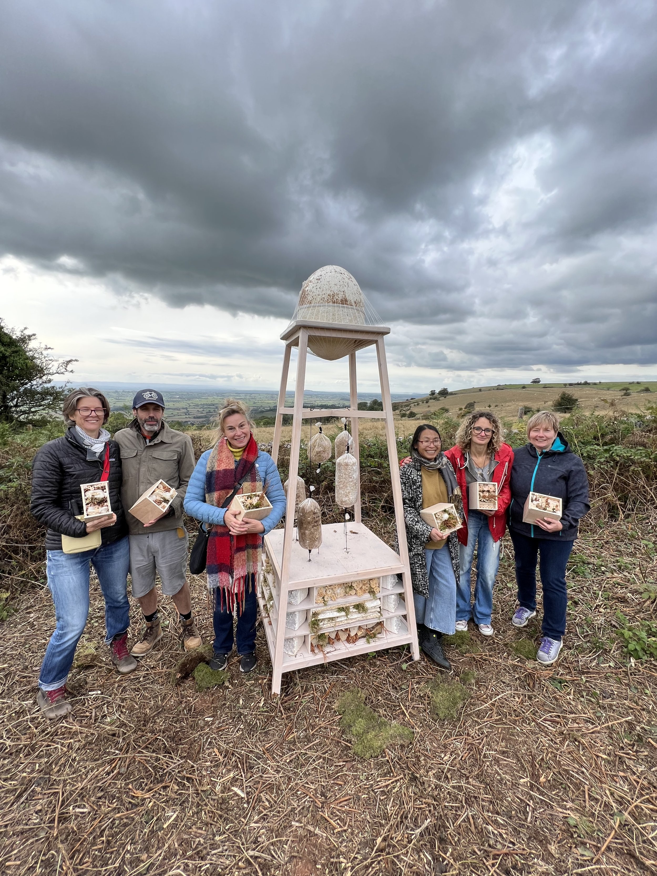  Kelly M O'Brien, Pollinator Sanctuary for Somerset Art Weeks 2022 at Deer Leap Nature Reserve, Open Day public engagement programming ©2022 