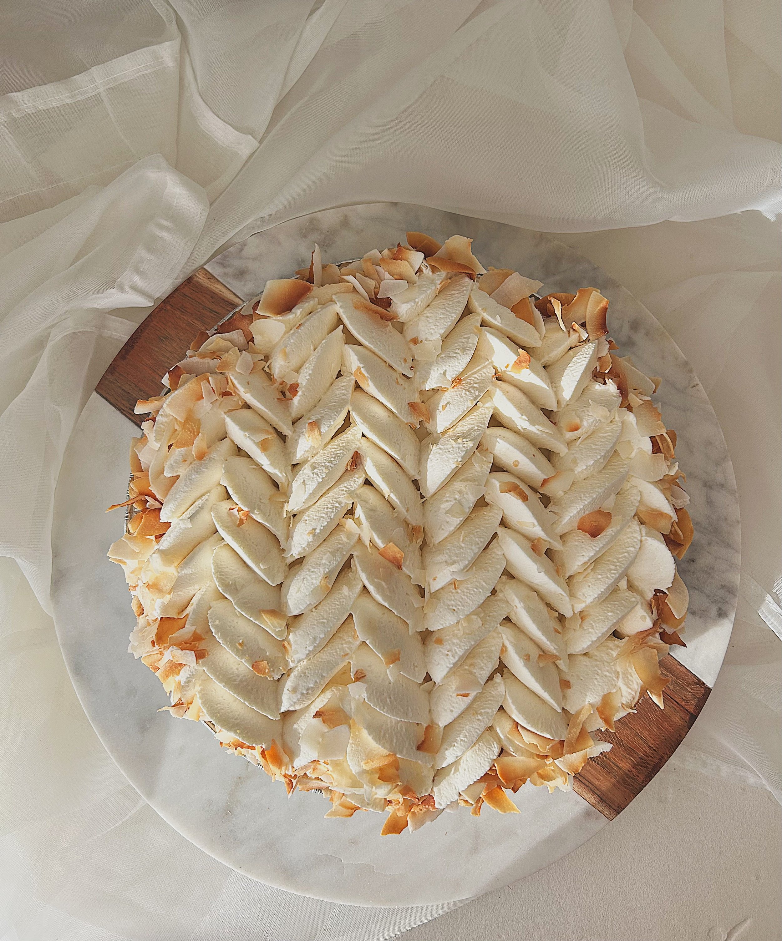Coconut cream pie