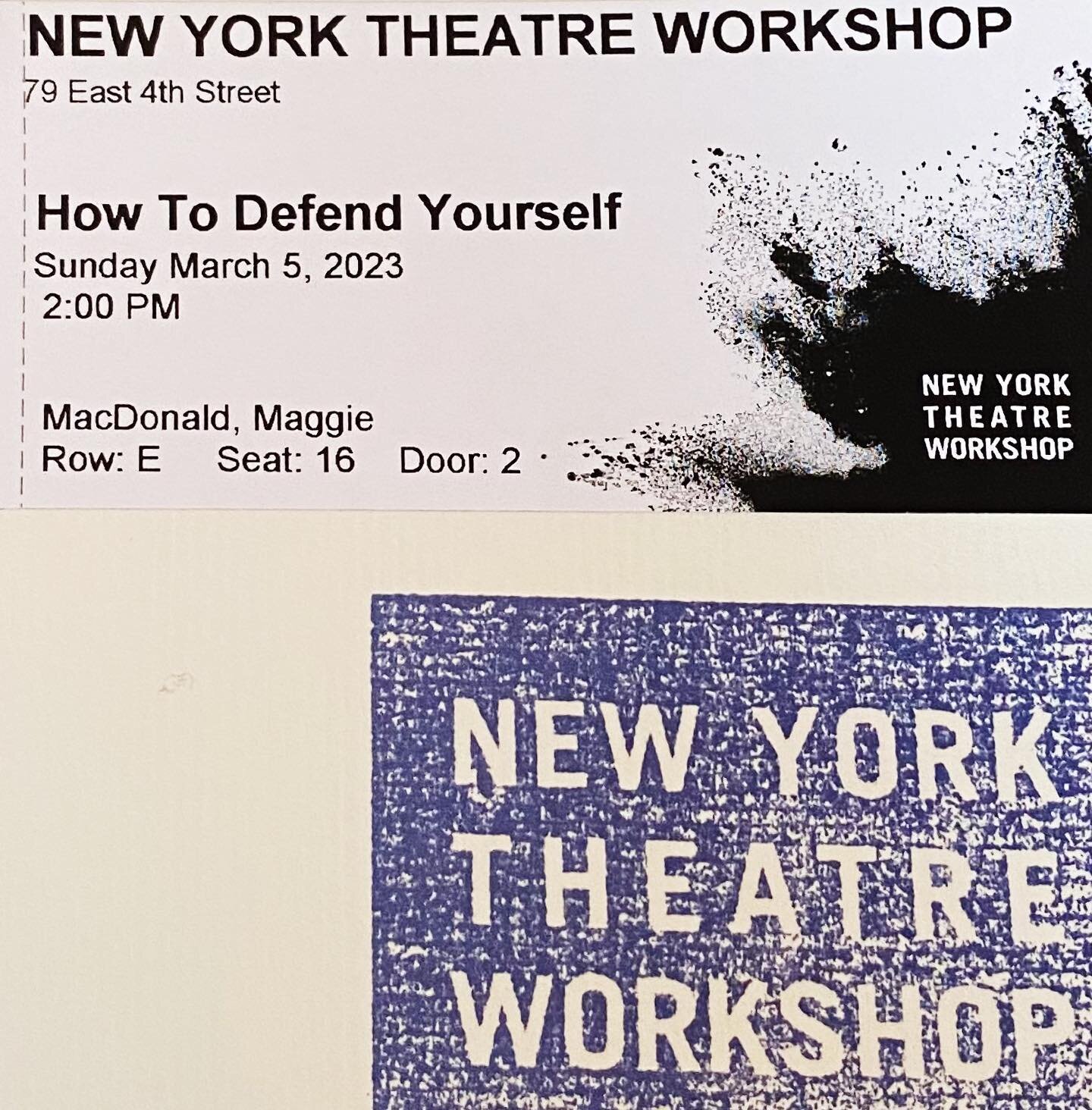 live from new york it&rsquo;s displaced execs!! // quick trip to nyc to support our fav prof&rsquo;s play @nytw79 ft. ad work from our bff @veronbee 💜 #bestdayever #nyc