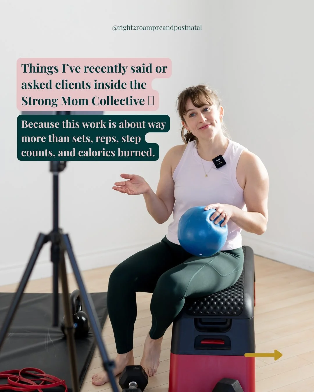 I program for and support the person in front of me. Not an ideal routine or a rigid schedule. That doesn&rsquo;t exist in motherhood. &thinsp;
&thinsp;
I&rsquo;m not going to force you into workouts you hate, routines that don&rsquo;t fit your life,