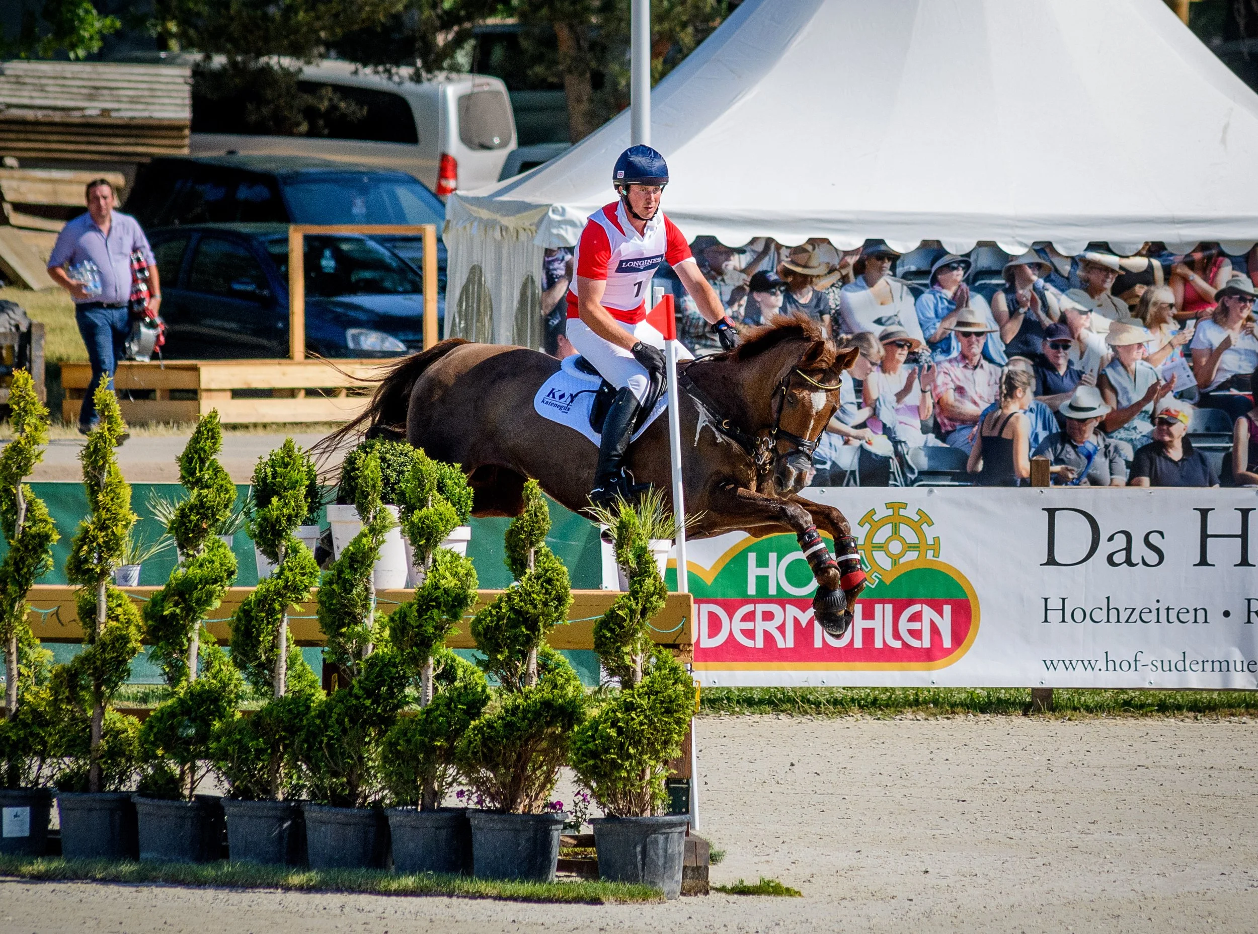 David and Carneyhaugh Rua make light work of the corners at Luhmühlen International Horse Trials 2021.

// Photo taken by Tilly Berendt, kindly supplied by Horse & Country.
