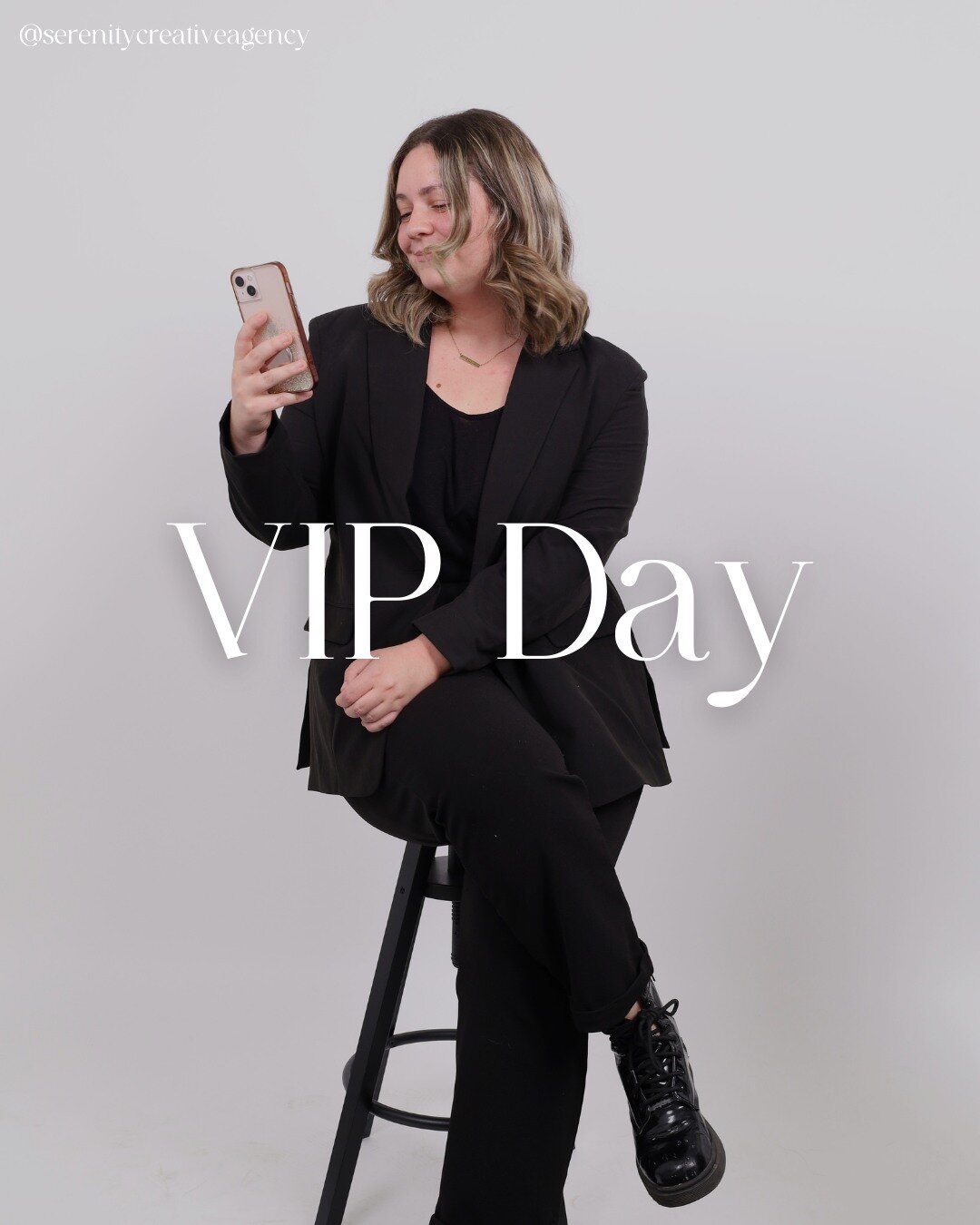 HELLO VIP! 🤩🖤

If you&rsquo;ve been putting off that website update, or could use a batch of engaging and branded content for your socials, mark your calendars because THIS FRIDAY you will be able to book one of our upcoming VIP Days! ✨

With 3 cur