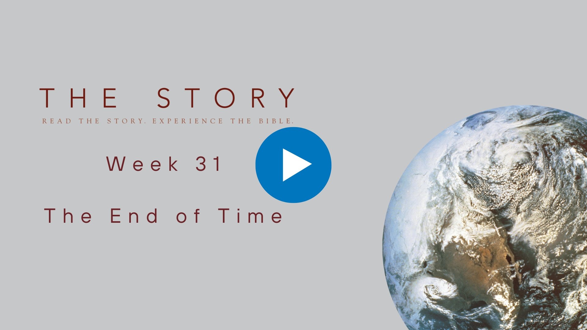 The Story Series: The End of Time