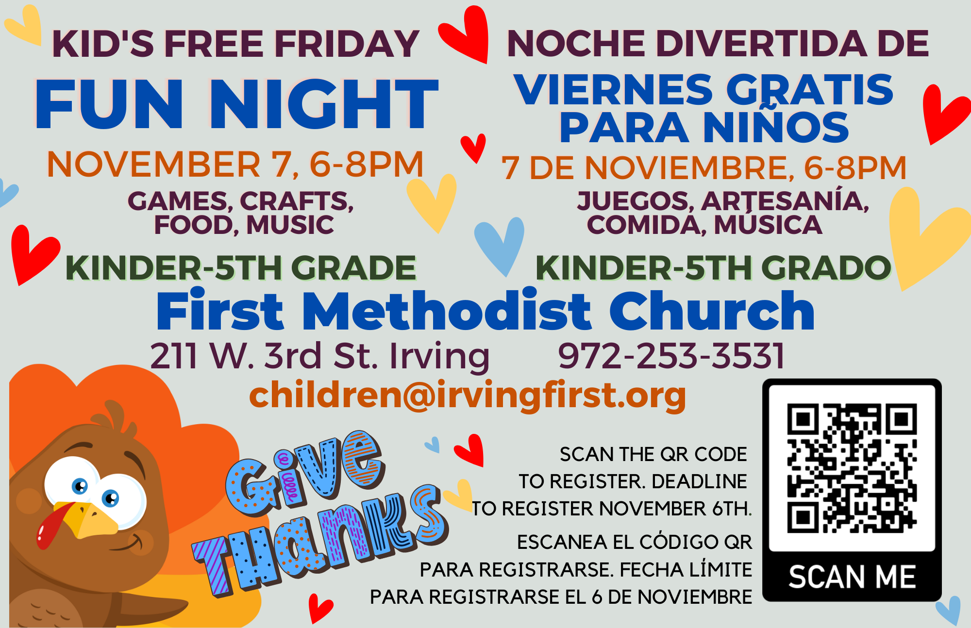 Free Friday Fun Night