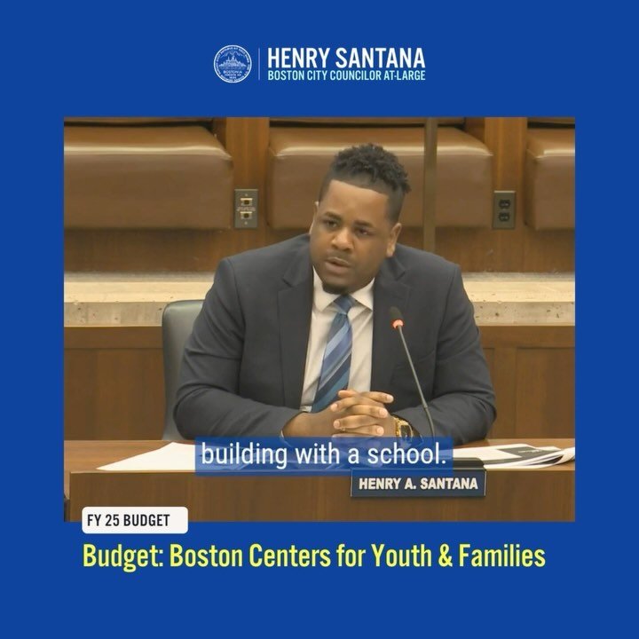 Budget season is in full swing, and at the recent budget hearing focused on Boston&rsquo;s Centers for Youth &amp; Families, I raised questions concerning programming, center safety, and food security for our youth. As a product of BCYF myself, I und