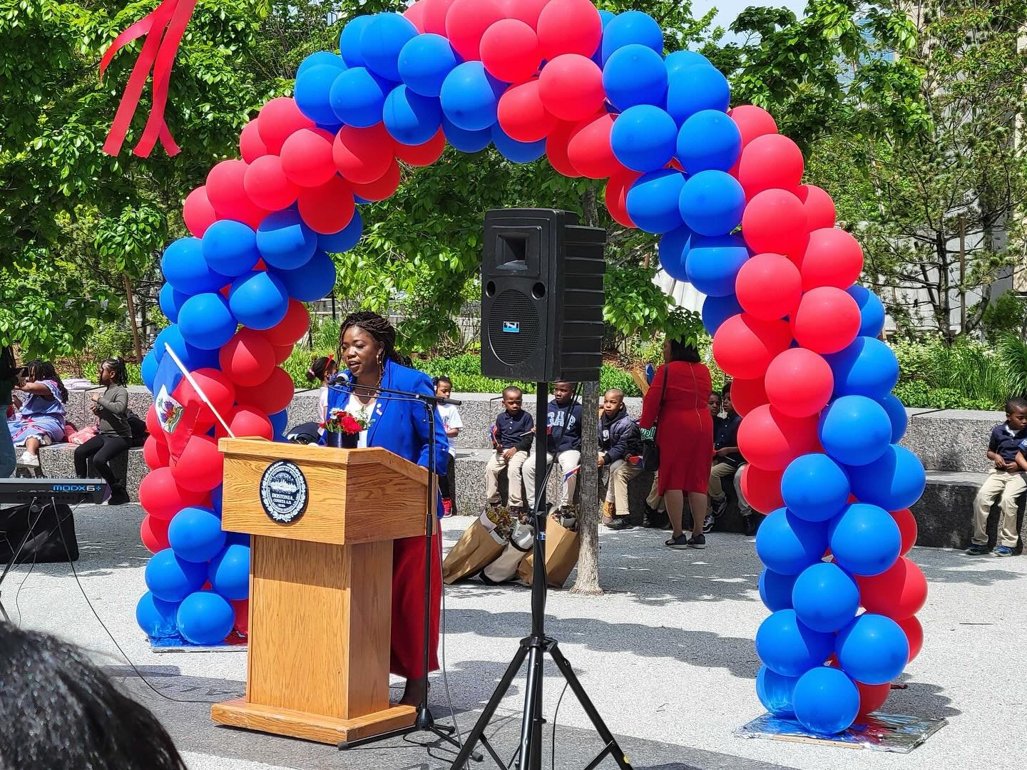 Thank you to City Council President Louijeune for planning this morning&rsquo;s Haitian Flag Day breakfast and flag raising! It was a wonderful celebration showcasing the rich heritage and vibrant spirit of Haiti.

#haitianpride #haitianflagday #hait