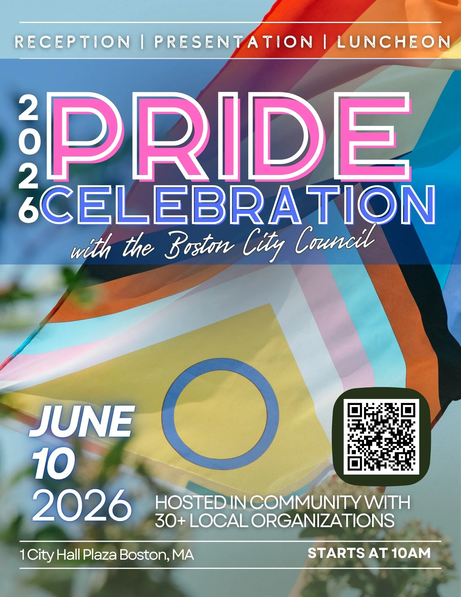 Wednesday we gather! Join Boston City Councilor At-Large Henry Santana and 35 local 2SLGBTQIA+ organizations for our 3rd Annual Pride Celebration at Boston City Hall on Wednesday, June 10th. Our 2026 celebration features a collective community circle