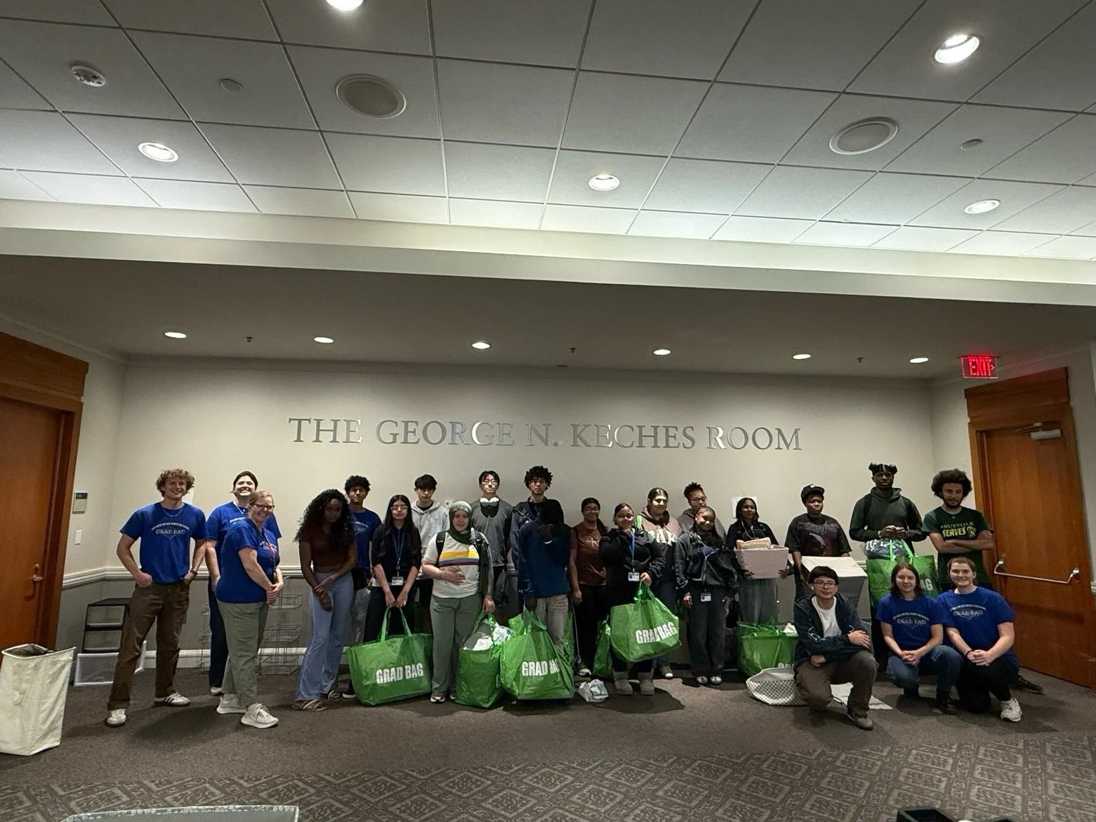 Members of Santana&rsquo;s Youth Force recently participated in Suffolk University&rsquo;s Grad Bag event, a green initiative dedicated to collecting and reusing college dorm supplies.

This effort not only supports students with essential living ite