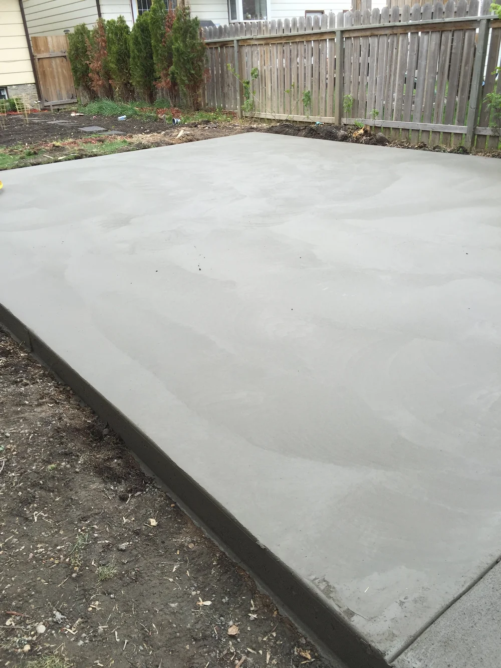 Sidewalk and city crossing concrete work