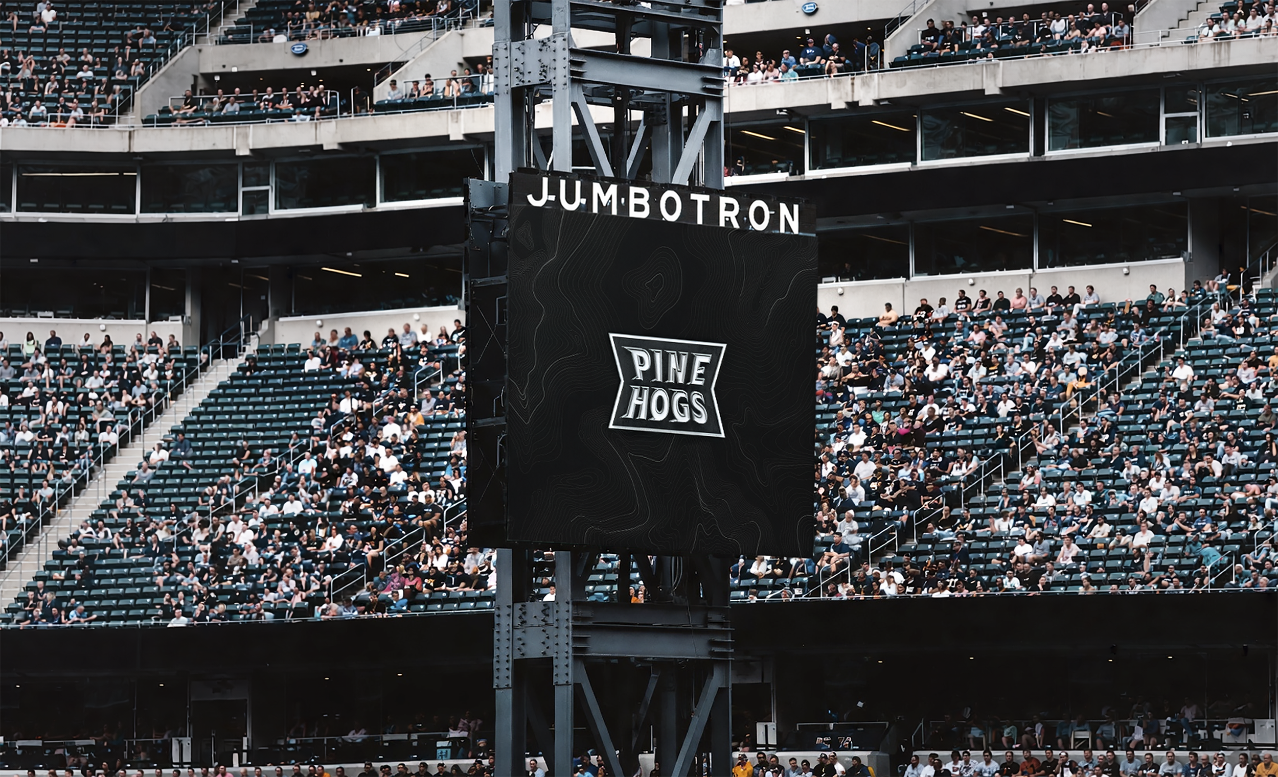 Pinehogs Stadium Jumbotron Display