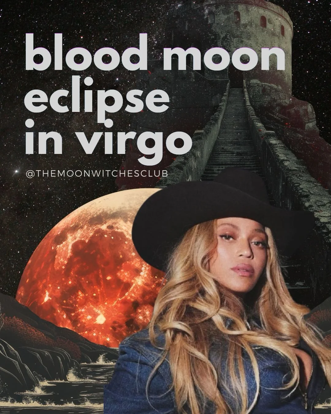 Blood Moon Eclipse at 12&deg; Virgo
Tuesday 3rd March @ 11:37 GMT

The Shadow of Virgo is back, like clockwork.
This eclipse is a chance to break a pattern, to see it clearly for what it is, and finally let it go.
Something is ready to surface. The n