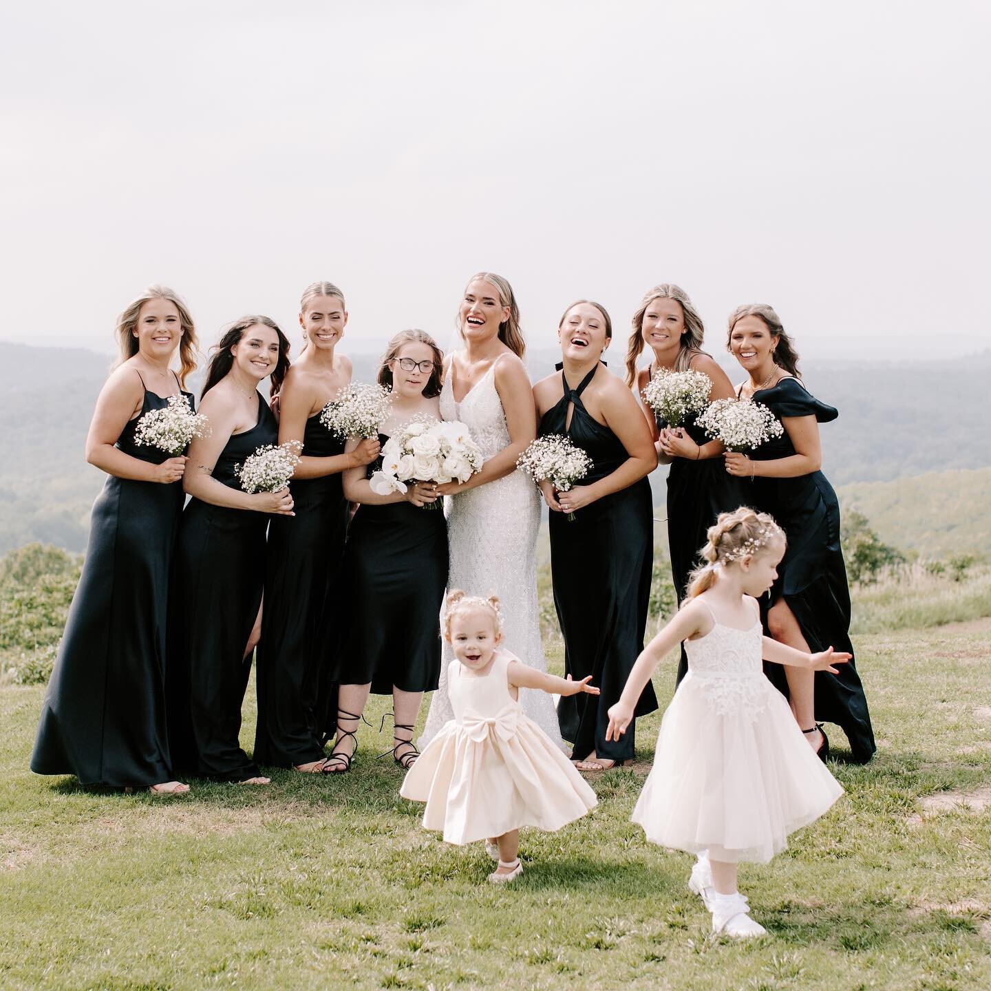 Sometimes flower girls go rogue. One thing I love about kids at a weddings is that they bring an element of living in the moment. You&rsquo;re right little babes, we all should twirl when we get to be in pretty dresses on top of a hill. 

Coordinator