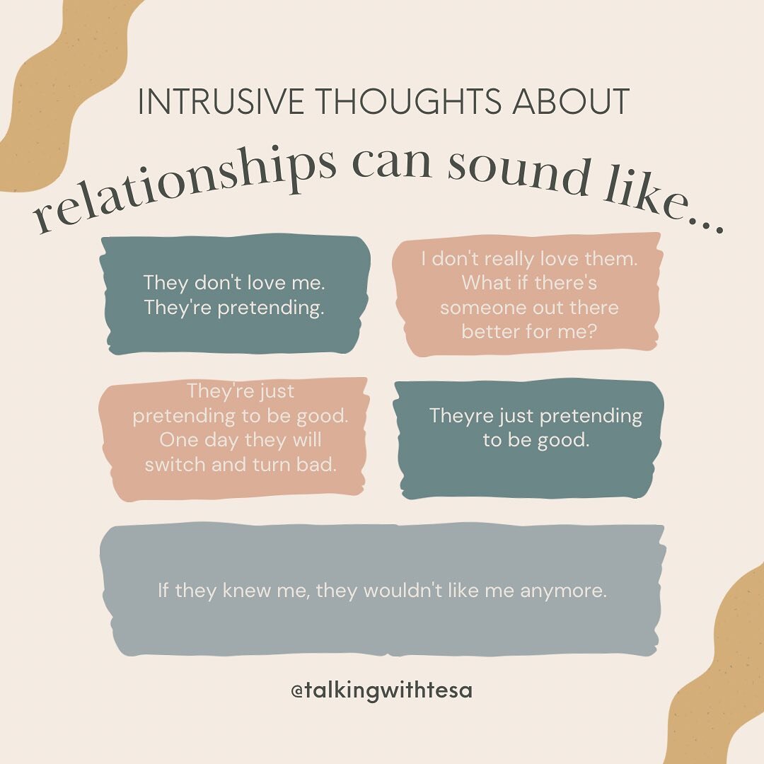 I want to talk about intrusive thoughts in relationships. We all have them, those nagging thoughts that pop up in our minds and make us question our relationships. They can be scary and overwhelming, but it's important to remember that they are just 