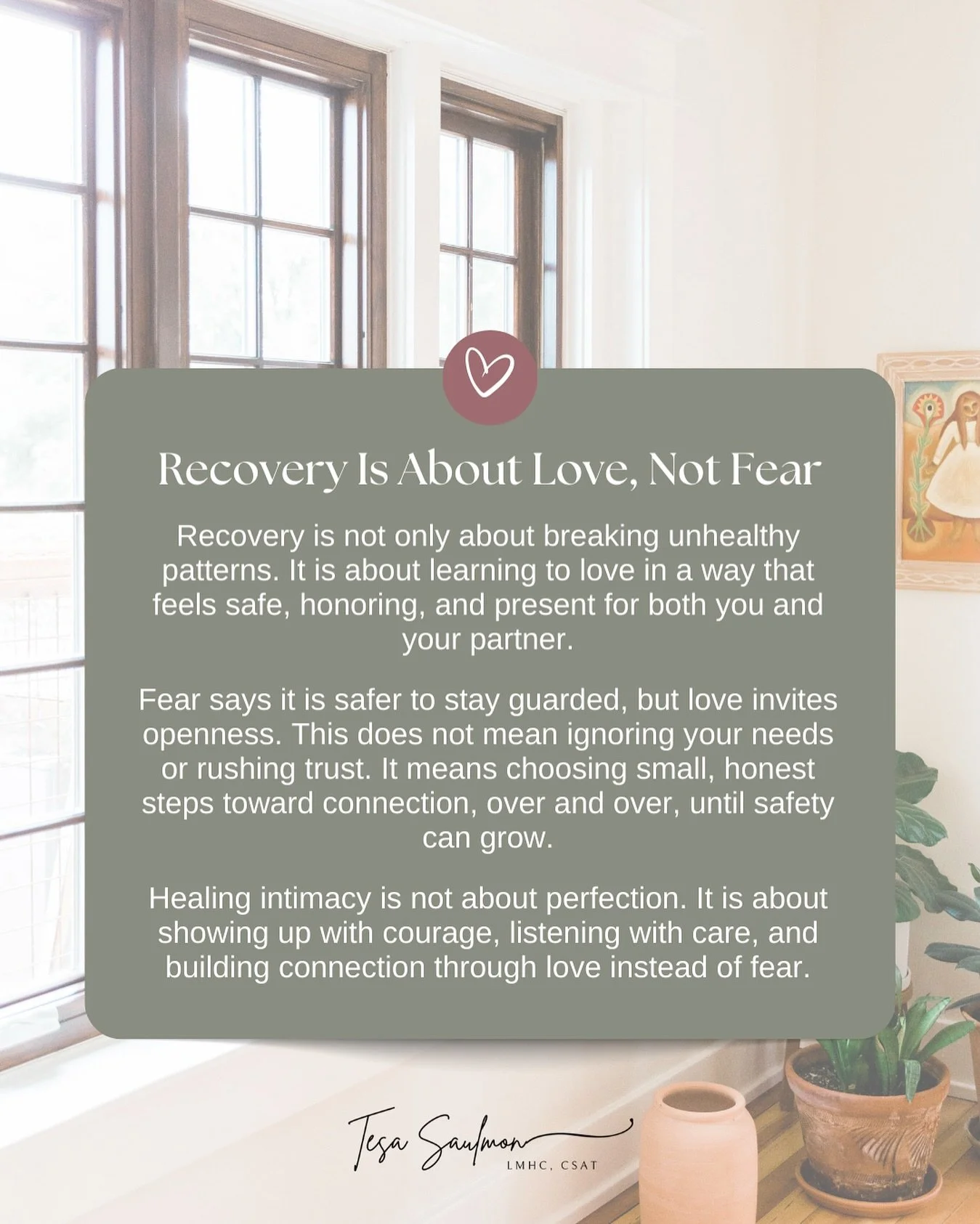 You are doing sacred work. Every time you choose honesty over hiding and empathy over self-protection, you are shaping a new story for your relationship.

This journey isn&rsquo;t about being perfect. It&rsquo;s about showing your spouse they are wan