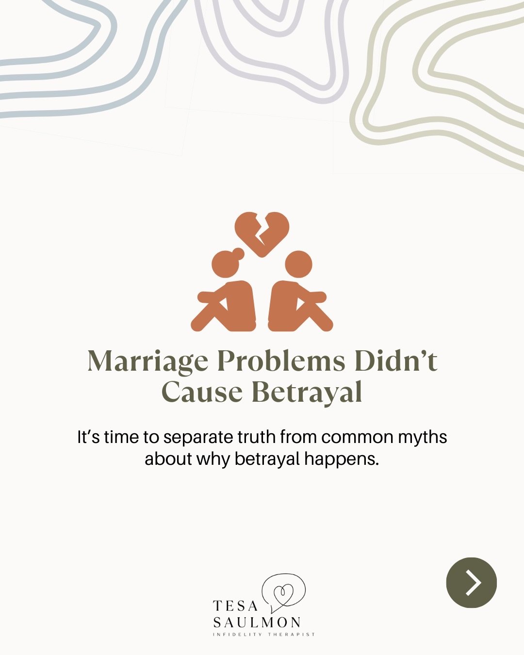 You didn&rsquo;t cause the betrayal. Almost every betrayed spouse asks the same question: &ldquo;Was it me? Did the marriage push them into this?&rdquo;
 When your world collapses, your mind searches for reasons&mdash;anything to make sense of the pa
