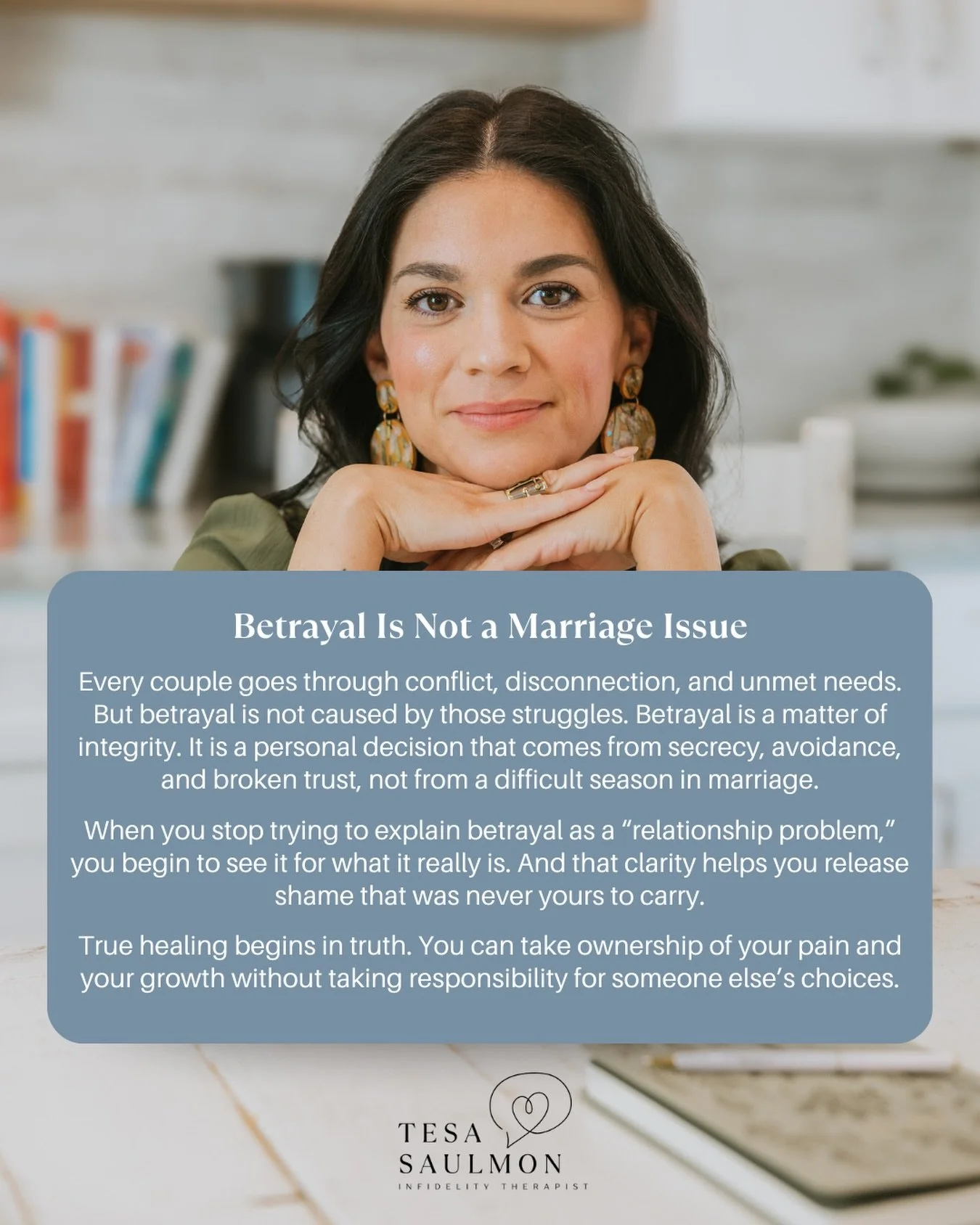 It wasn&rsquo;t the marriage. And it wasn&rsquo;t you. When betrayal hits, most partners immediately start scanning the relationship for answers:
 Maybe we communicated poorly&hellip; maybe there was distance&hellip; maybe I should&rsquo;ve seen it c