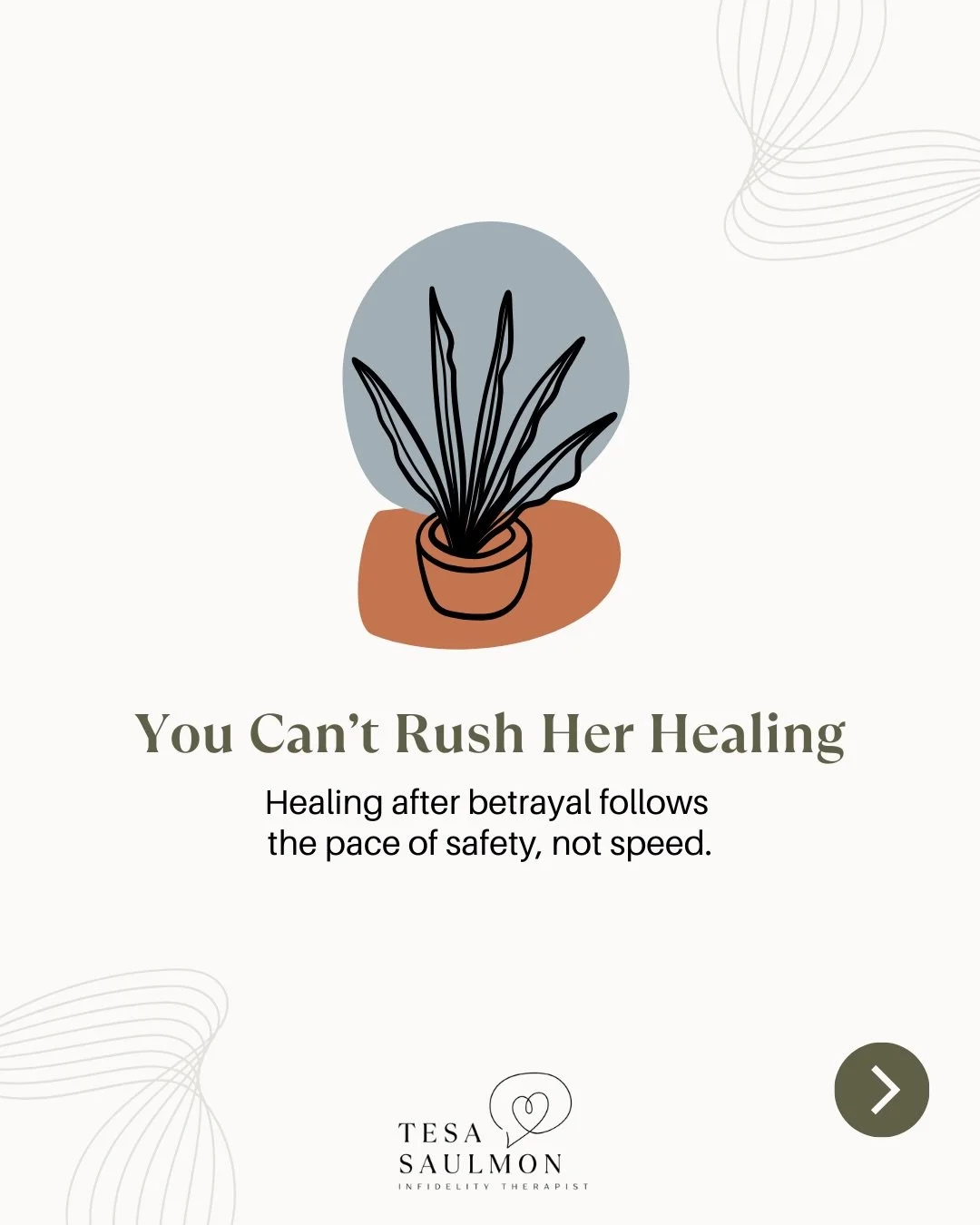 Healing after betrayal can&rsquo;t be rushed&mdash;even when you want it desperately to be over.
Trust isn&rsquo;t rebuilt by fixing things quickly. It&rsquo;s rebuilt through honesty, steady actions, and genuine care shown over time.

When you stop 