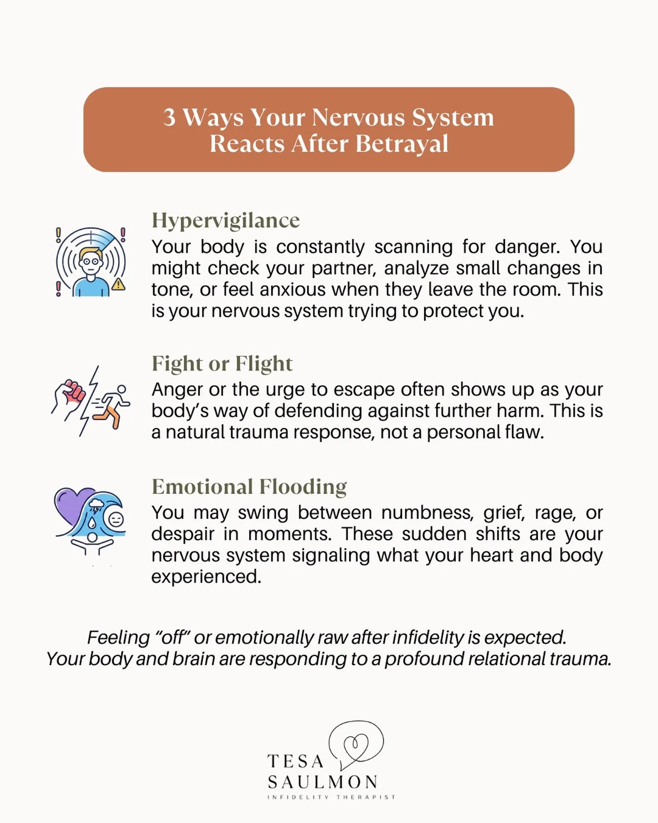 I know it can feel like your own mind and body have turned against you after discovering infidelity.

You replay what happened over and over.
You swing between grief and rage.
And some days you wonder, &ldquo;Am I losing control?&rdquo;

Please hear 