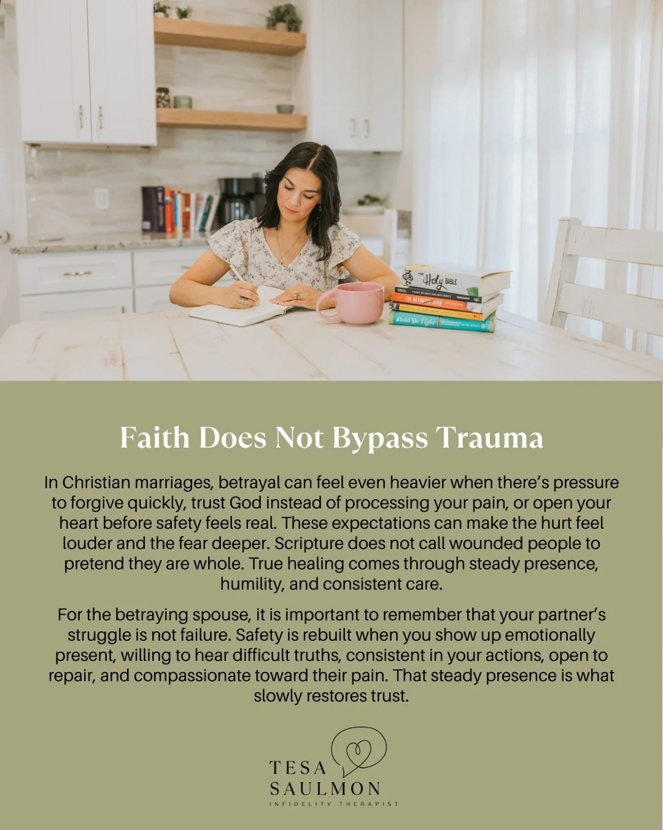 &ldquo;I should be over this by now&hellip; especially as a Christian.&rdquo;

This is the pressure so many betrayed spouses carry in silence.

Not just the pain of betrayal&hellip; 
but the weight of feeling like your faith should make it hurt less,