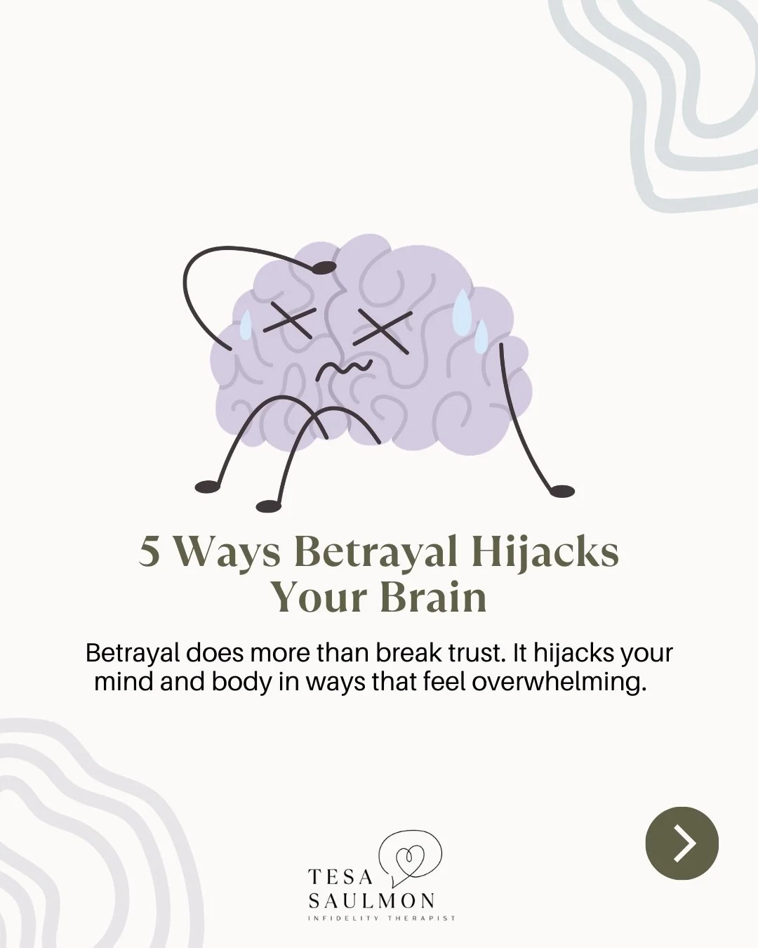 When betrayal hits&hellip;
your body feels it before your mind can even make sense of it.

Your chest tightens.
Your thoughts spiral.
Memories replay like they&rsquo;re happening all over again.

And suddenly, you don&rsquo;t feel like yourself anymo