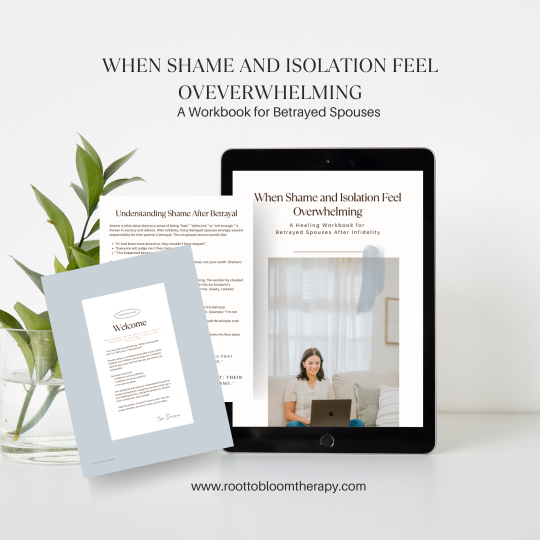 Breaking Free from Shame & Isolation After Infidelity | Healing Workbook for Betrayed Spouses
