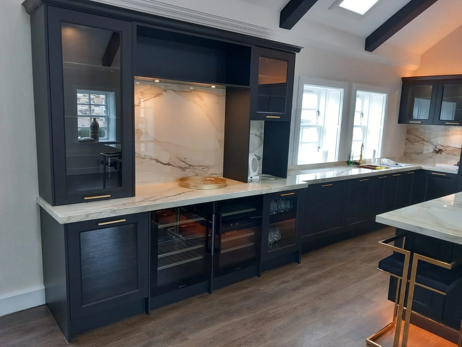 Black painted Carrick Kitchen, in Eaglesham Glasgow (5).jpg