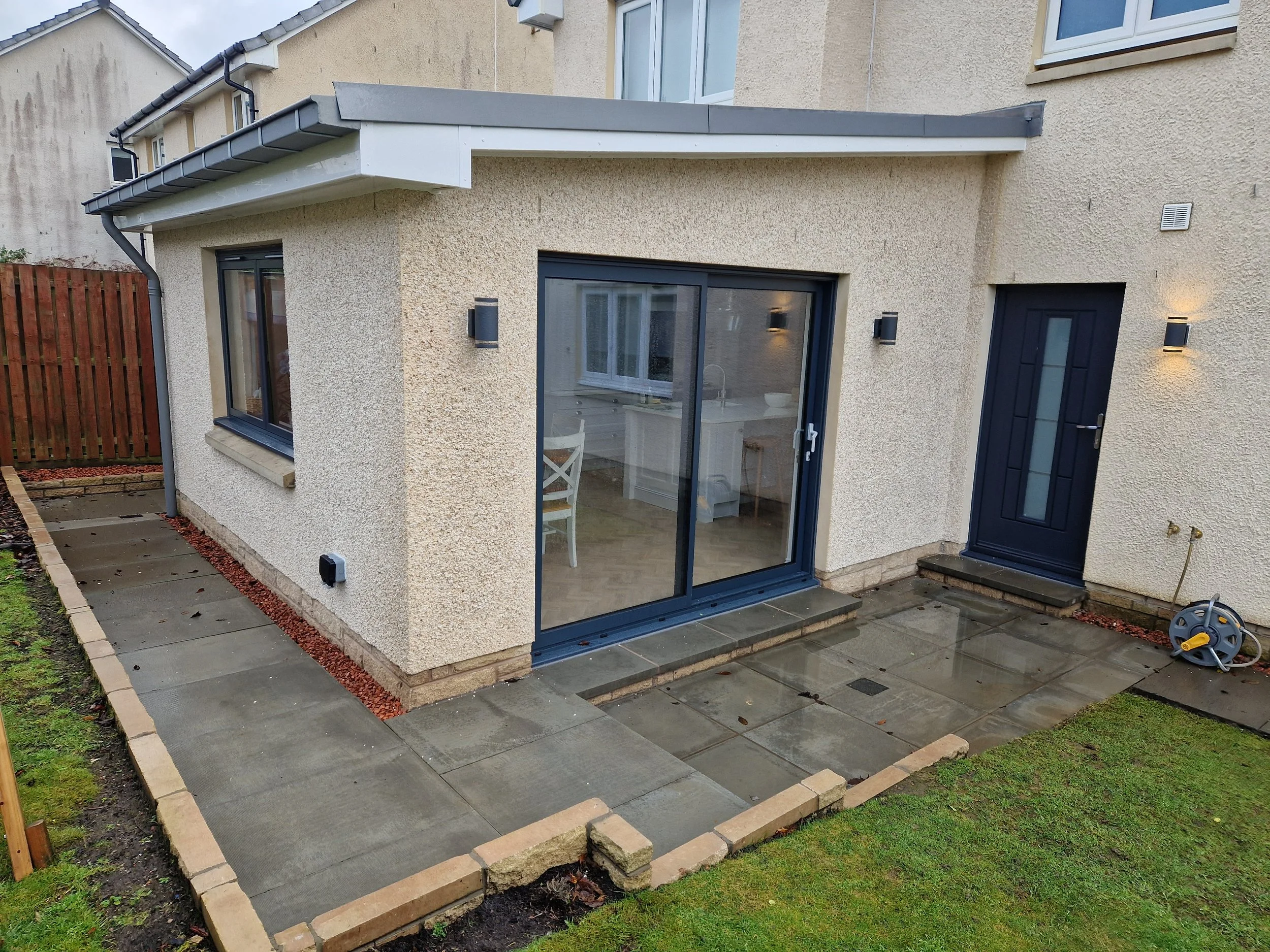 Rear Kitchen Extension to a home in Falkirk