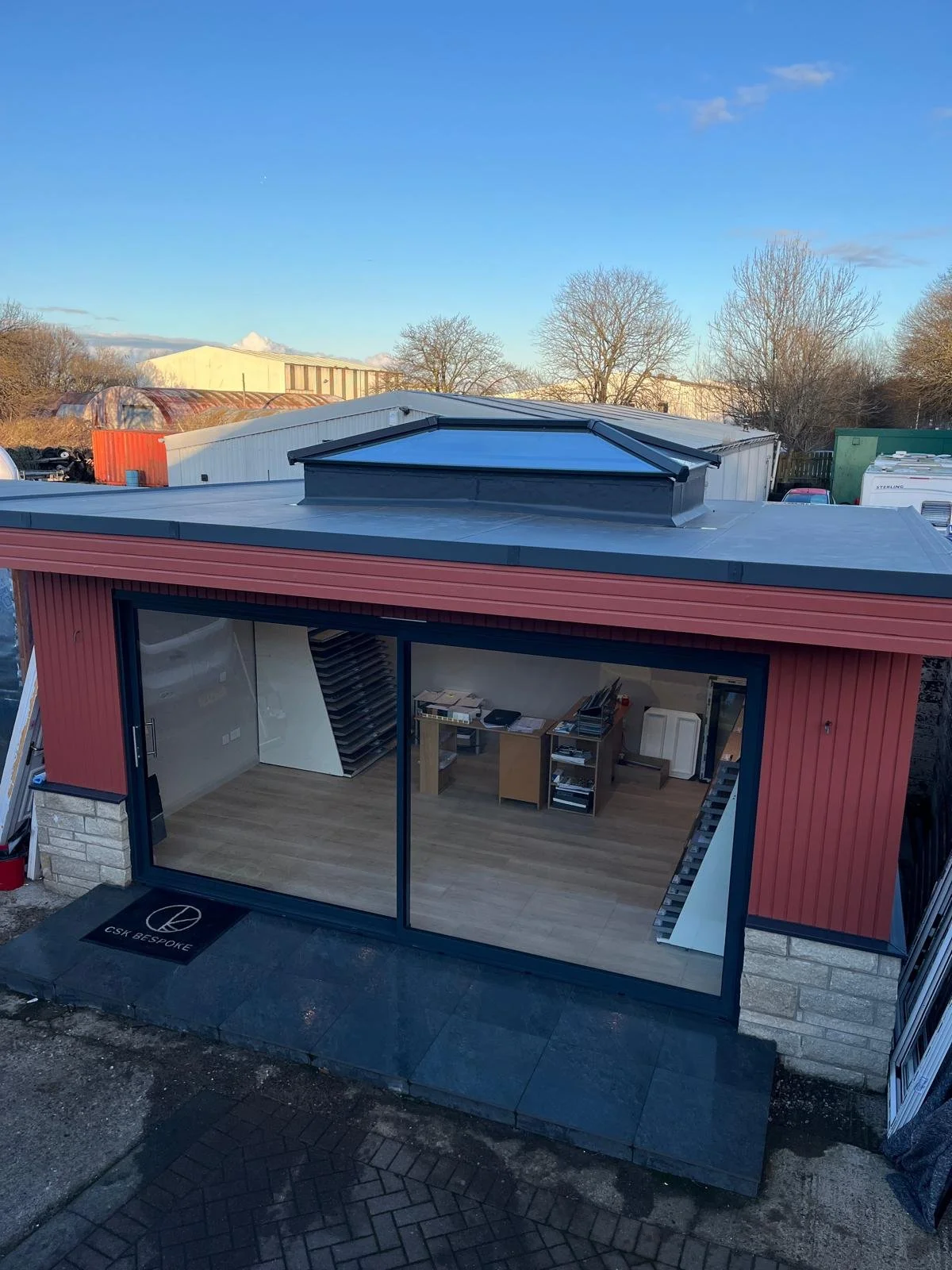 Stone built garden room in Falkirk