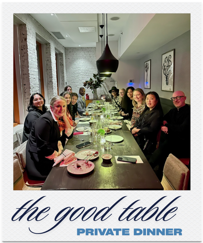 The Good Table: April 2026
