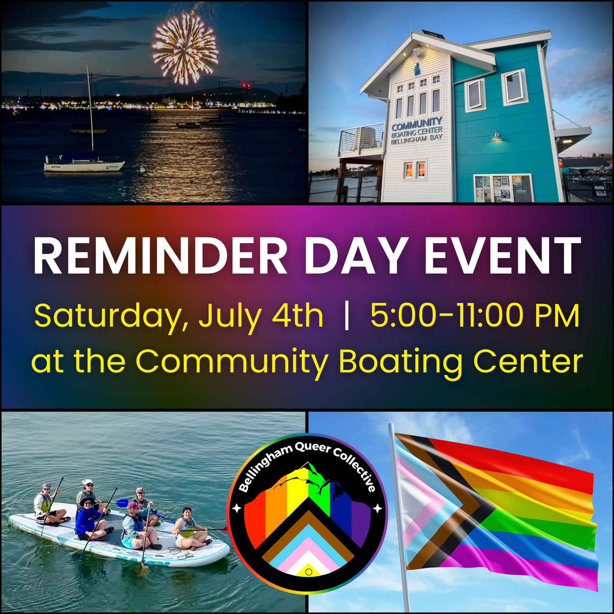 Reminder Day Event at Community Boating Center