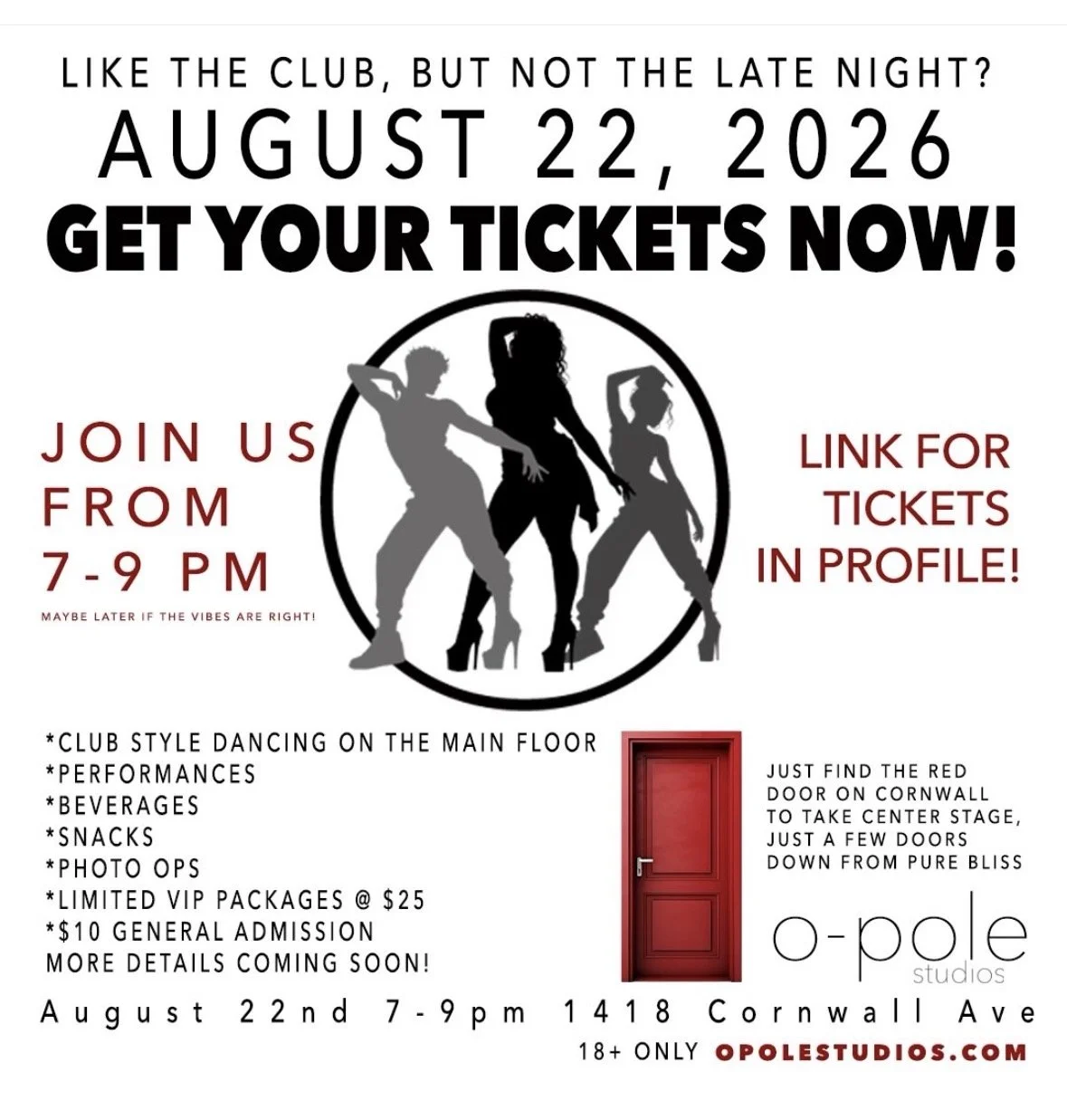 COMMUNITY EVENT: O-Pole Studios Community Club / Performance Night