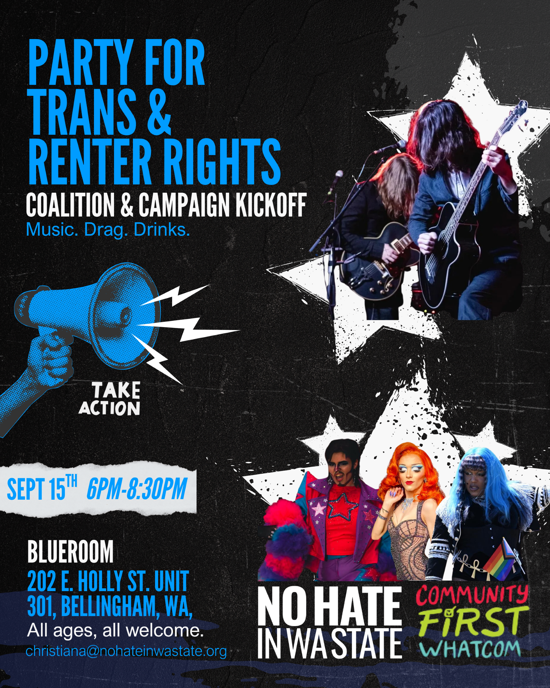 COMMUNITY EVENT: No Hate in WA State Party and Fall Kickoff