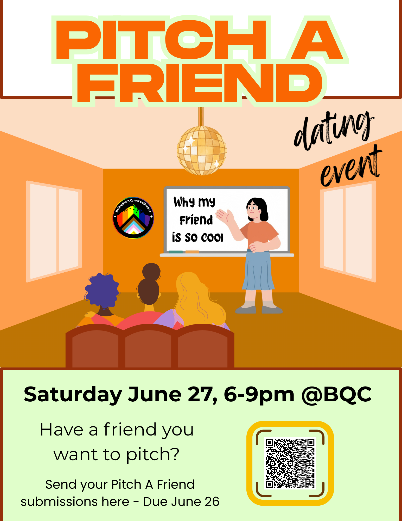 Pitch A Friend Dating Event