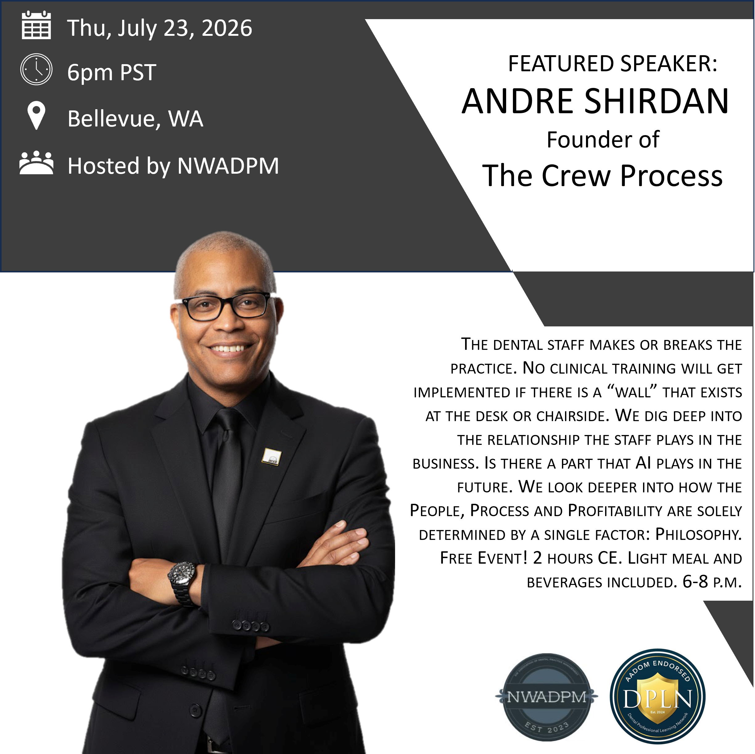The dental staff makes or breaks the practice. No clinical training will get implemented if there is a “wall” that exists at the desk or chairside. We dig deep into the relationship the staff plays in the business. Is there a part that AI plays in th