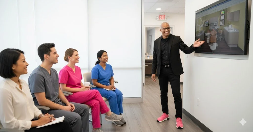 Andre Shirdan doing Eaglesoft Training for Dental Office