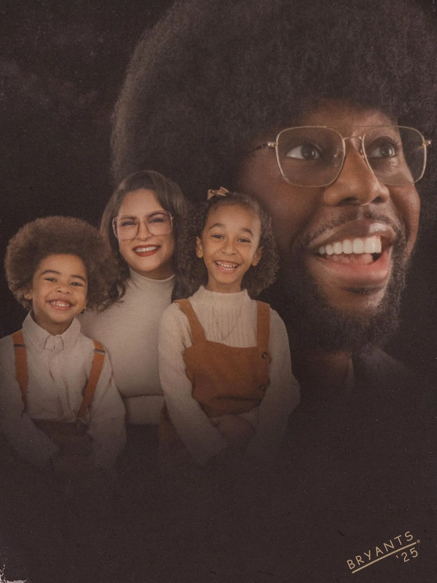 Our third year of The Bryant Yearbook Project.

This time we stepped into an 80s inspired studio portrait with big hair, vintage glasses, floating heads, and that classic soft glow.

The process is always full of breaks, resets, laughter, and real mo