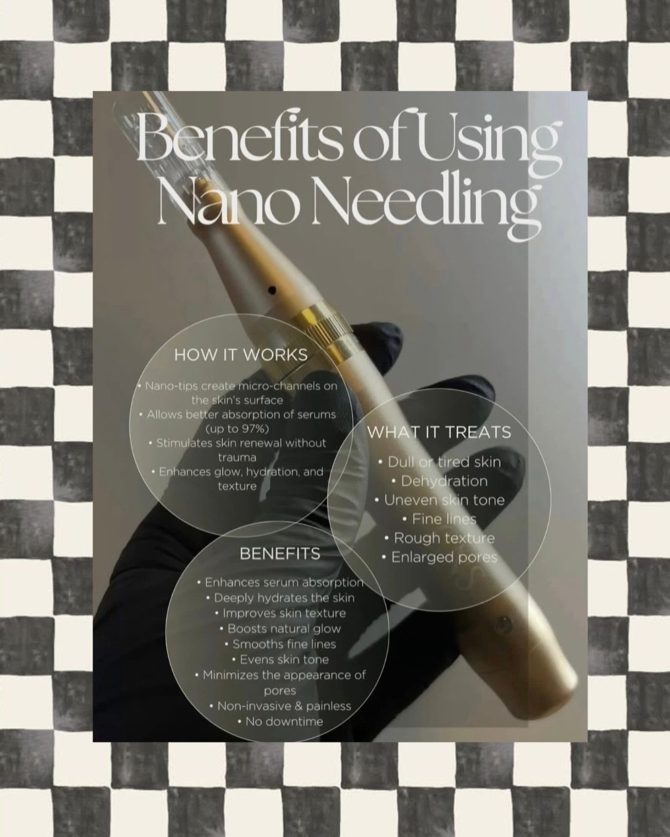 NOW available for online booking‼️👩🏼&zwj;💻 SkinStylus Nano Needling Facial ~ $185 🧖🏼&zwj;♀️ Glow deeper with Nano Needling ✨ A rejuvenating facial designed to boost product absorption, hydrate, smooth texture, and soften the look of fine lines: 