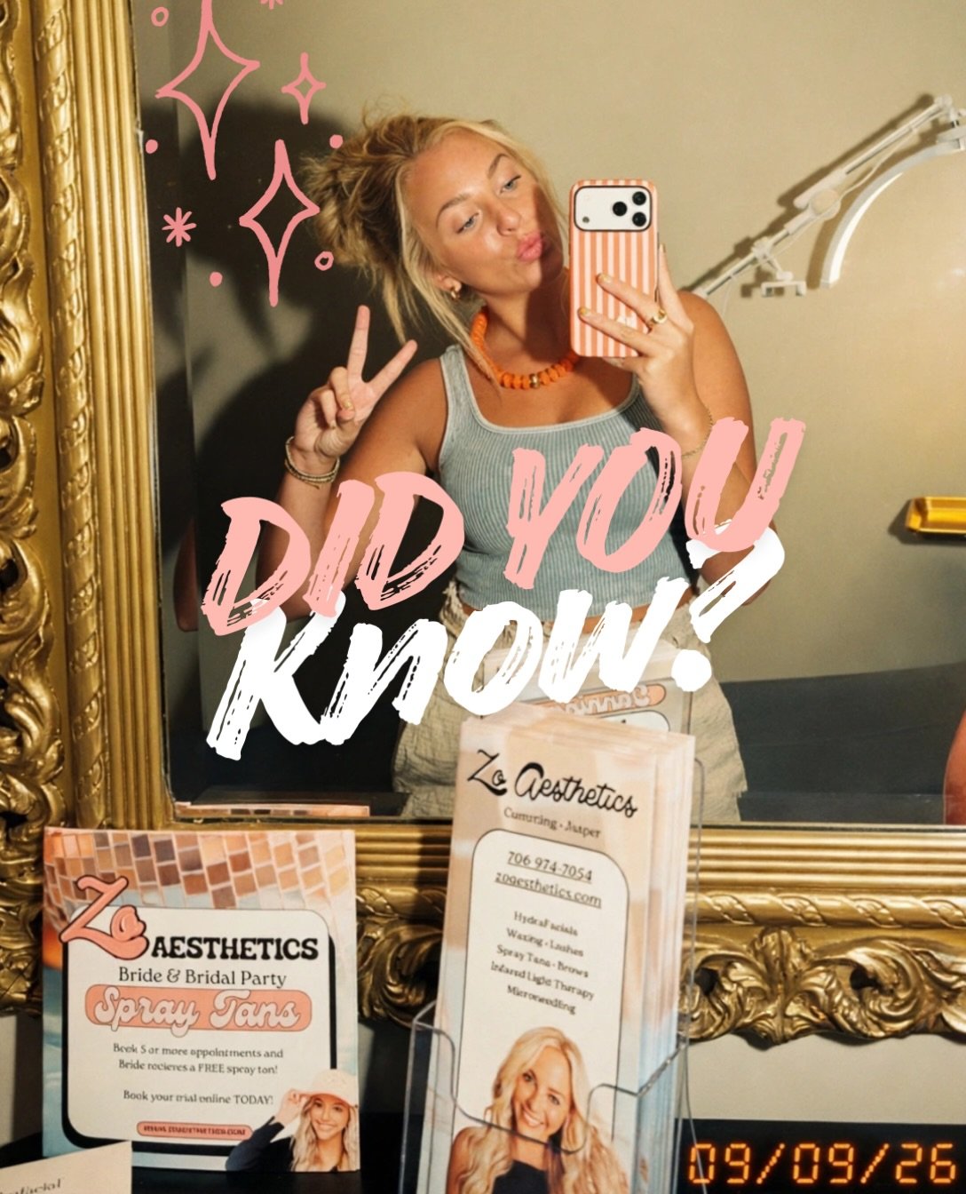 Did you know the holidays are right around the corner and Zo Aesthetics is already filling up‼️🤩 Don&rsquo;t be the girl scrambling for a last-minute appointment! Call or text 706-974-7054 to get holiday-ready! 
☀️ BONUS GLOW NEWS: Spray tans with R