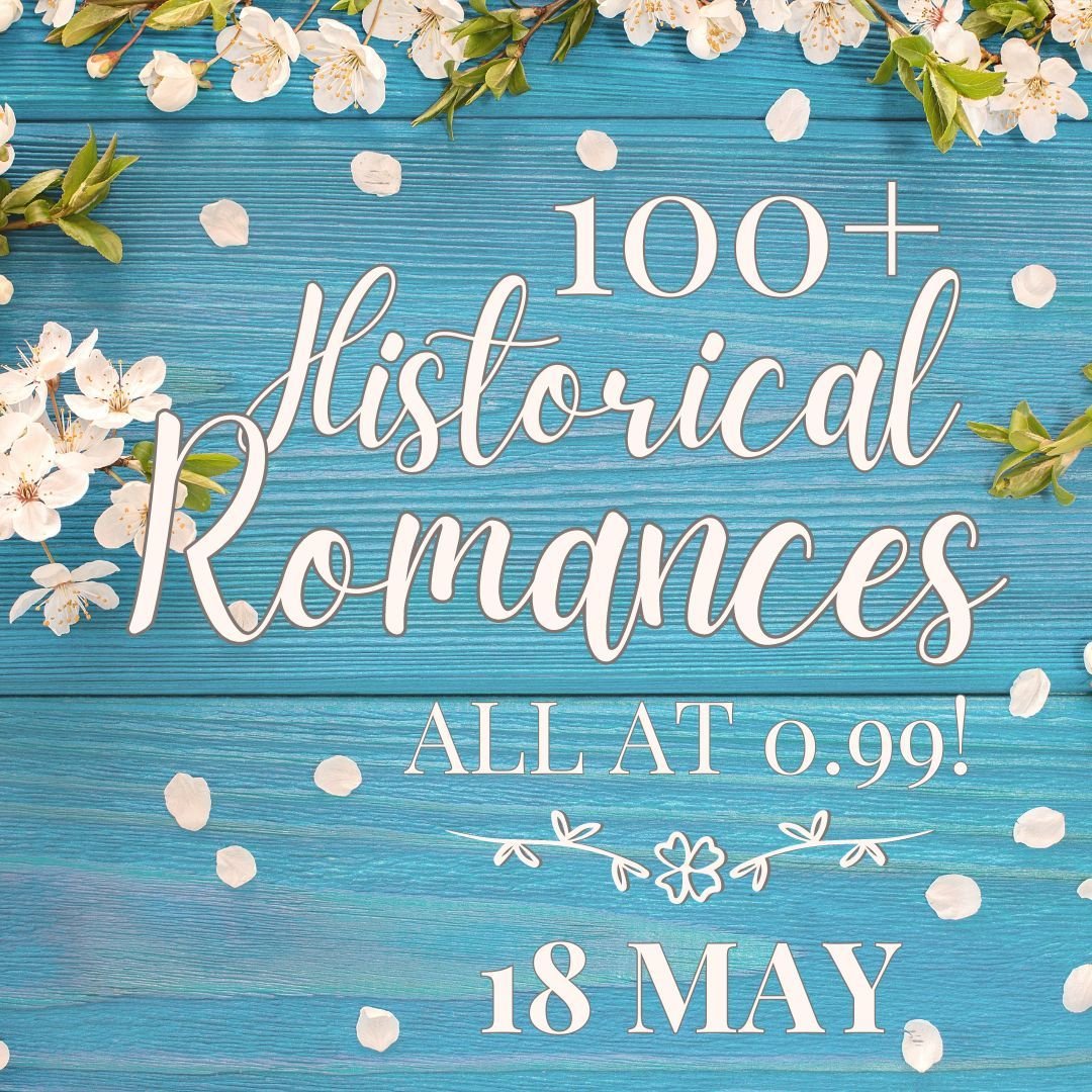 Today's the day! Don't miss this great sale of over 100 authors ebooks and audio books--all time periods, all steam levels, and all locations! (Including one by yours truly)

If you love historical romance, this is the sale for you!

find the books h