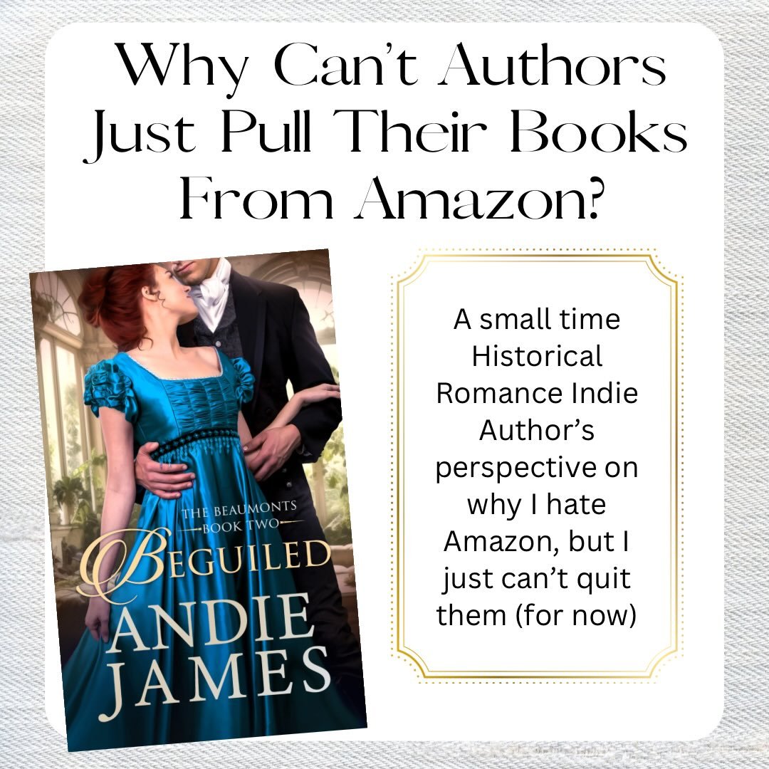 Been seeing a lot of commentary about what authors should and should not be doing with the changes Amazon is making concerning ebooks and AI.

I hate all of it, but still rely on Amazon for sales and won&rsquo;t be pulling my books anytime soon.

Her