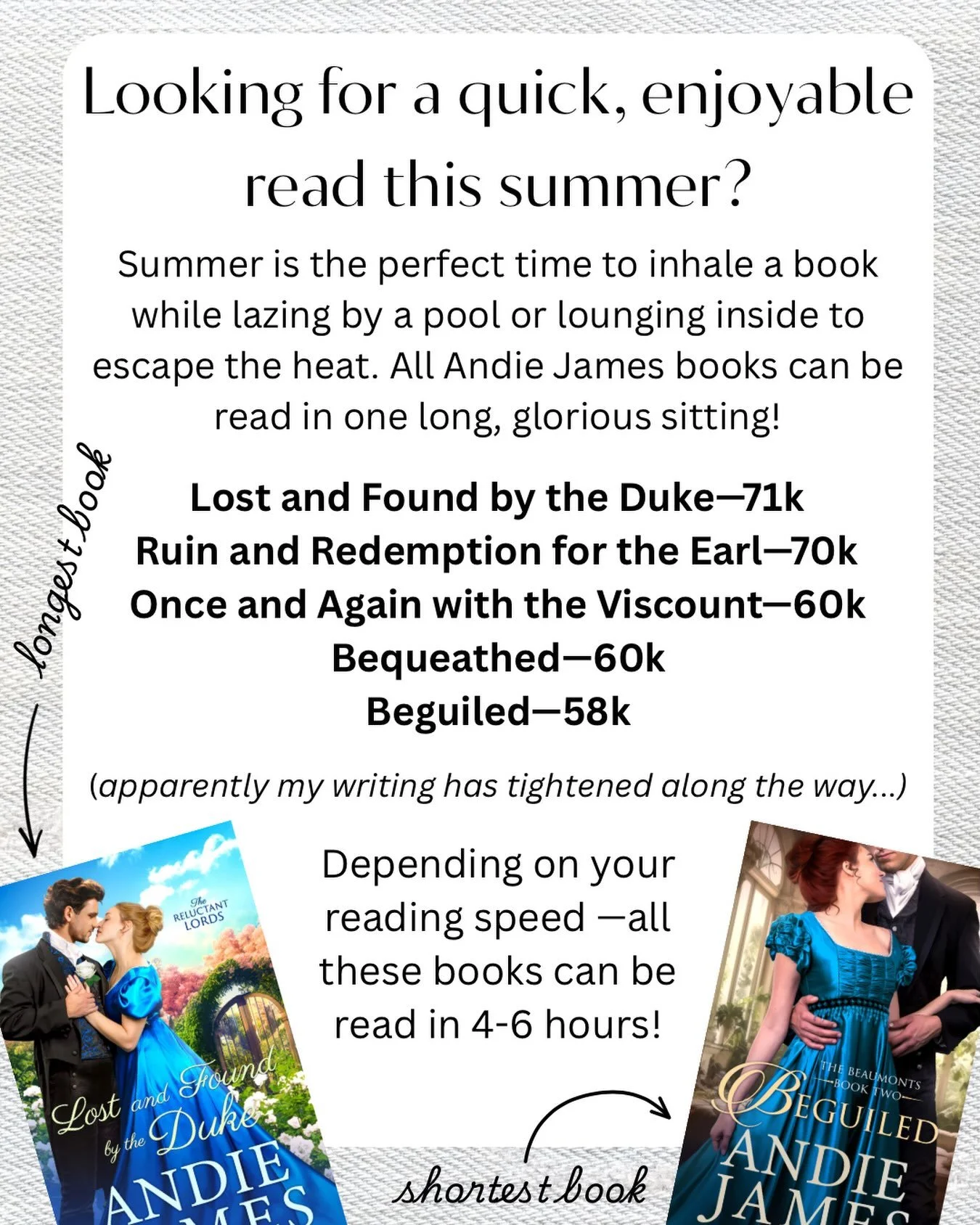 Summer vacation always makes me want to read&mdash;the kind of reading where I finally have the time to tune everything else out and get fully lost in a book and devour the whole thing in one long sitting (with some snack breaks&mdash;let&rsquo;s be 