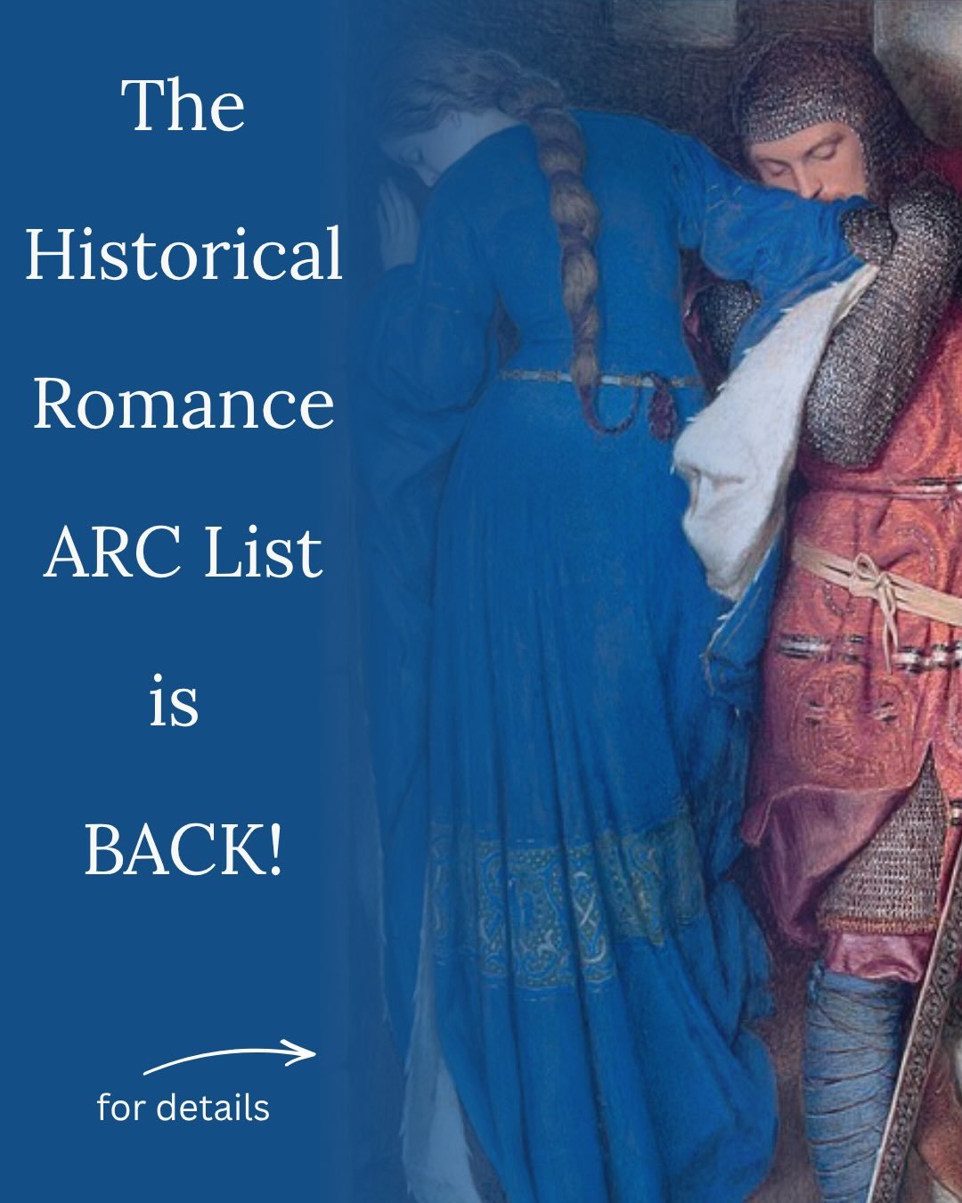 The Historical Romance ARC List is back and better than ever!

In my attempt to create something low maintenance last time, I failed to fully think through how such a list might actually function best. I also failed to be clear that this would be a G