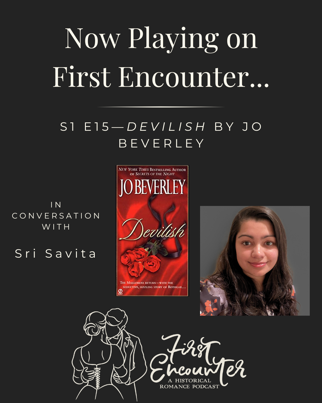 S1 E16—Devilish by Jo Beverley with Sri Savita