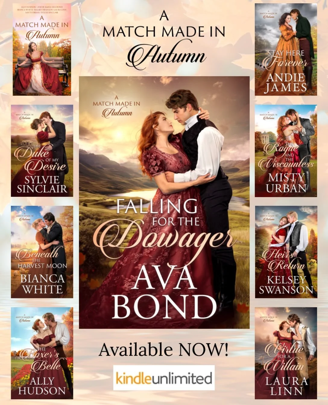It&rsquo;s release day for the final installment in the A Match Made in Autumn series! FALLING FOR THE DOWAGER is a lovely second chance love story from @ava_bondauthor . Inspired by THE SECRET GARDEN, this book follows widow Helena to a remote Scott