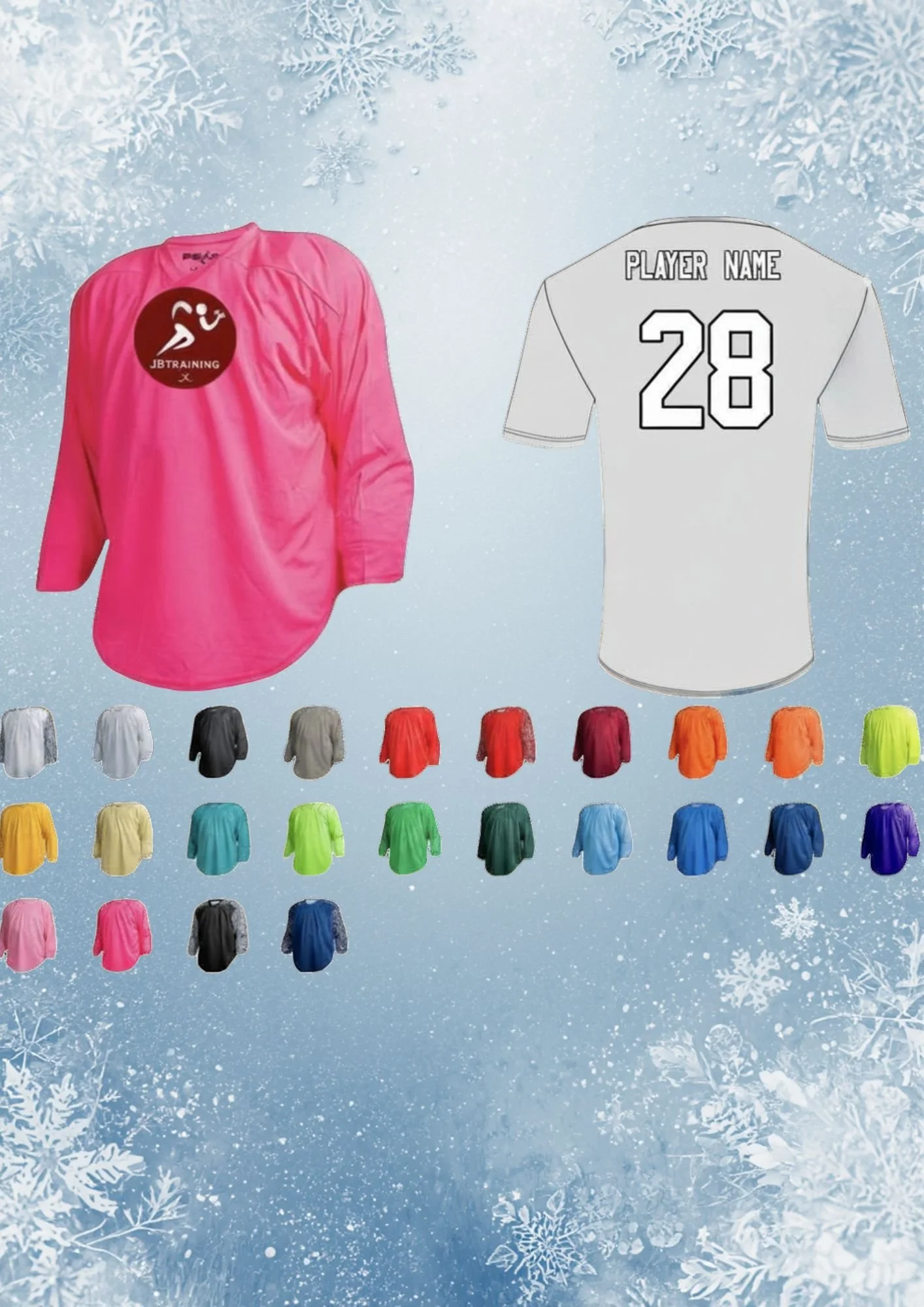 Custom JBT Jersey (Your color, name, and number)