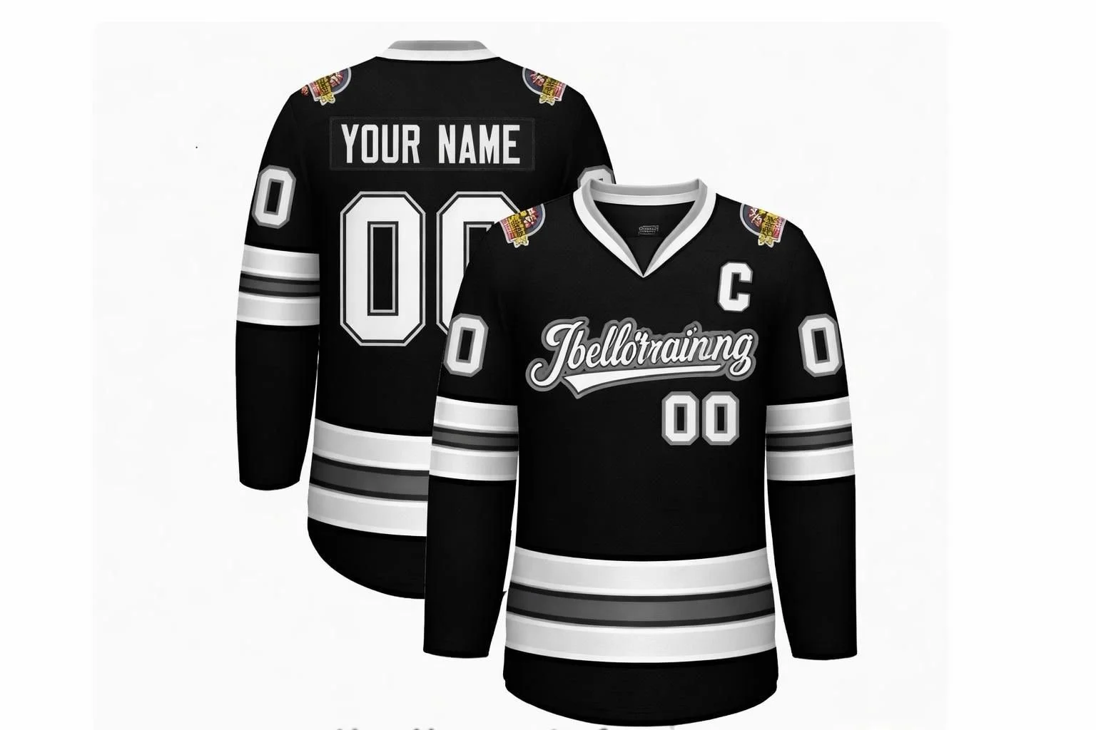 Custome Pond Hockey Jersey (Your name and number)